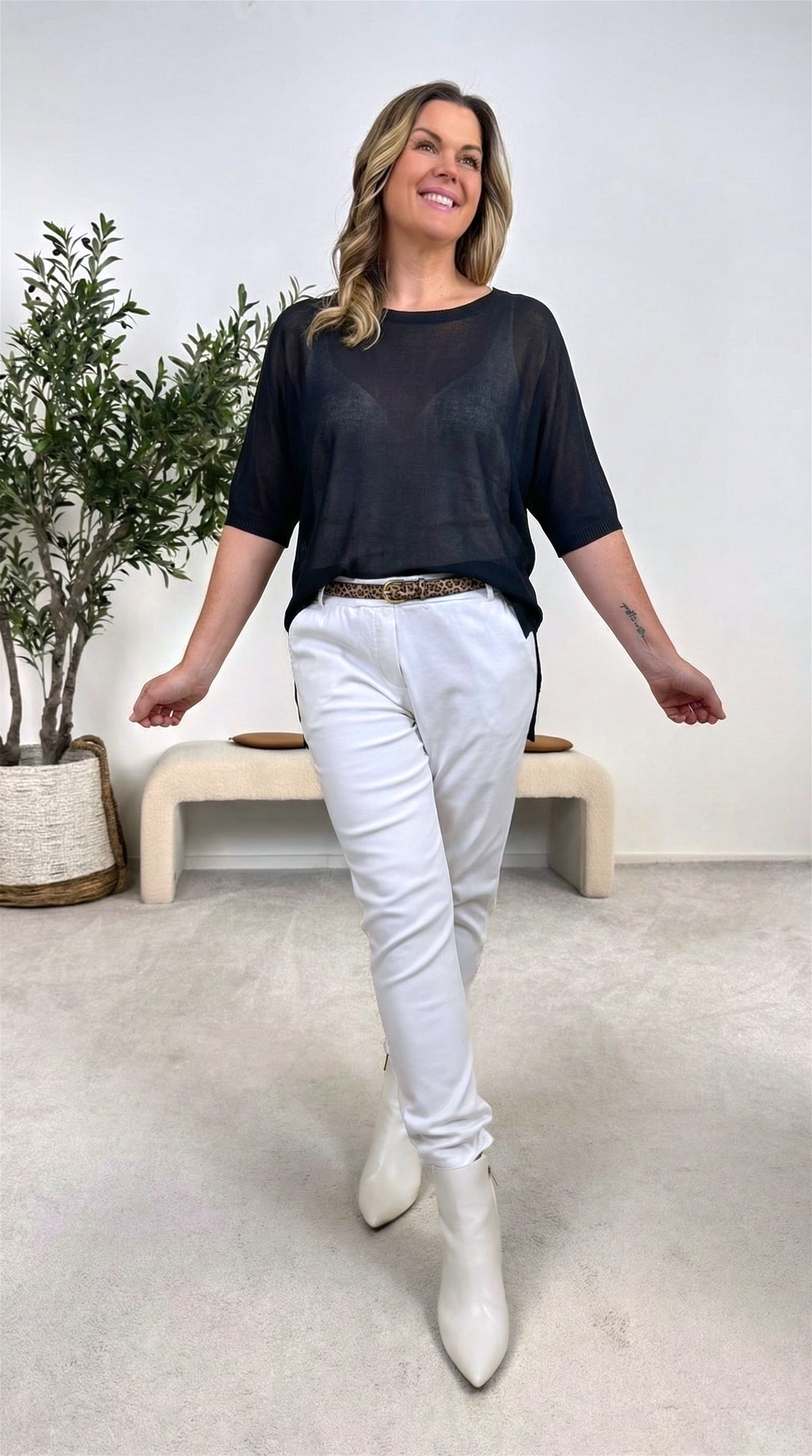 Strickshirt Calm & Cool *Schwarz*