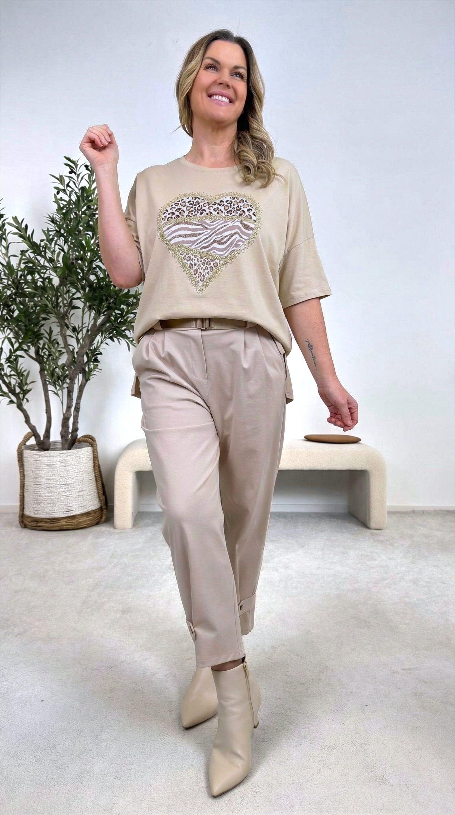 T-Shirt Untamed Heartbeat *Beige*