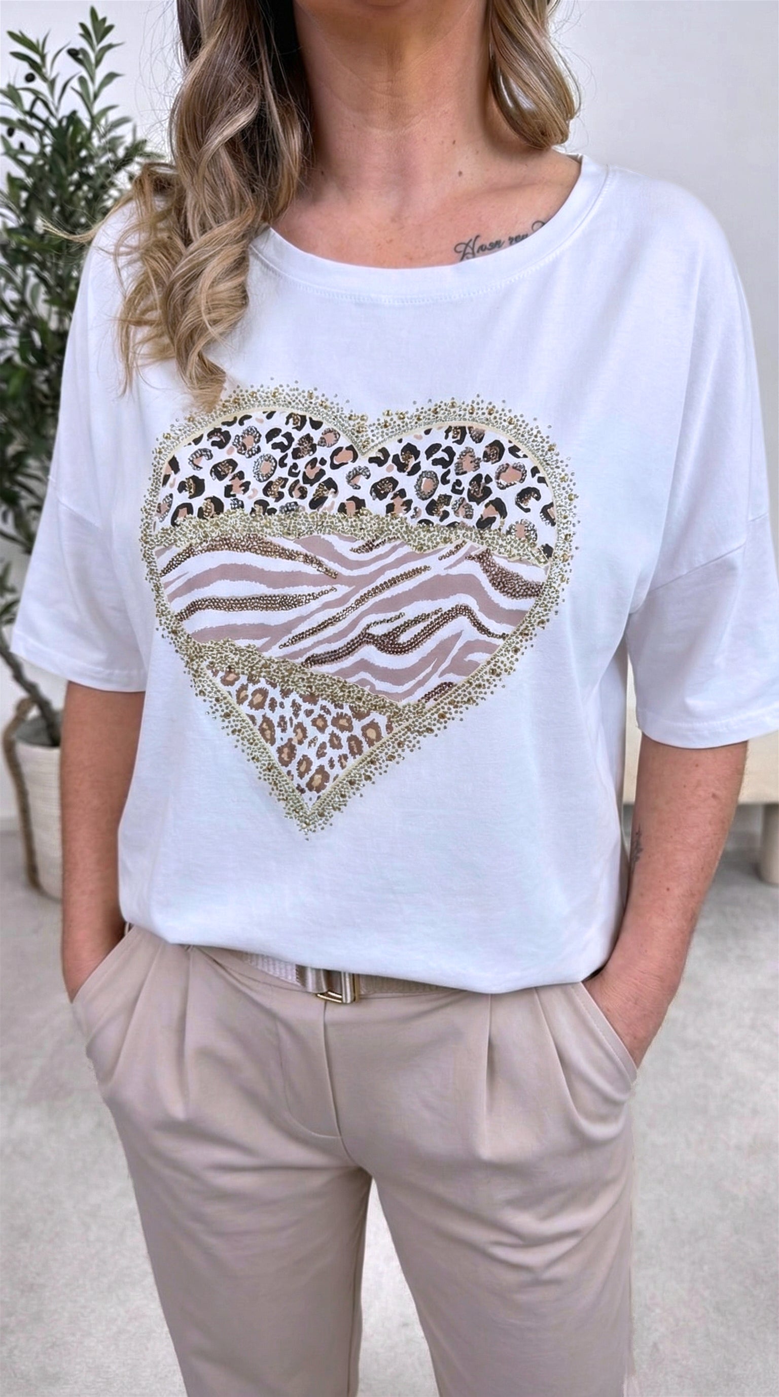 T-Shirt Untamed Heartbeat *Weiß*