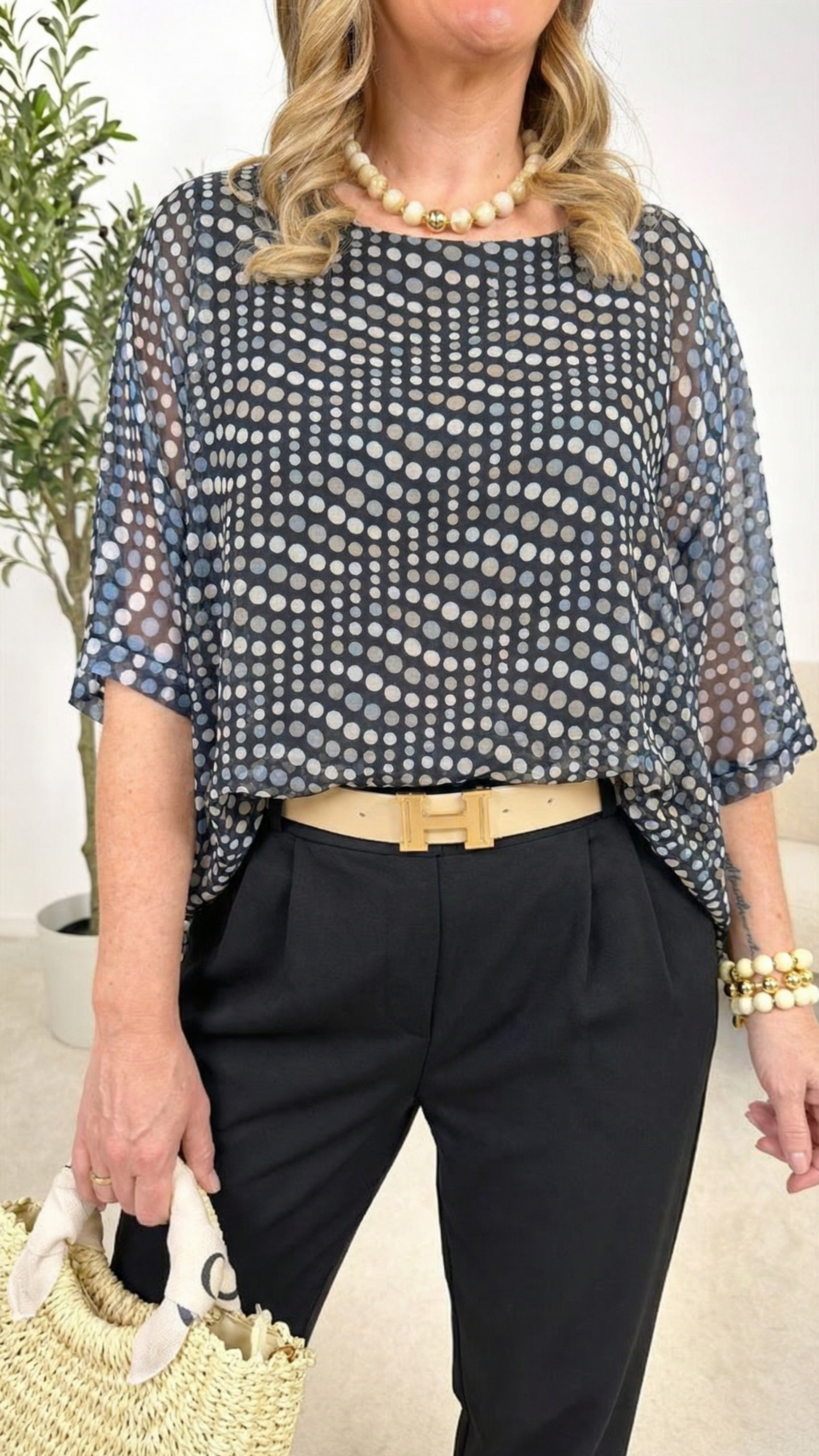 Blusenshirt Marais *Schwarz*