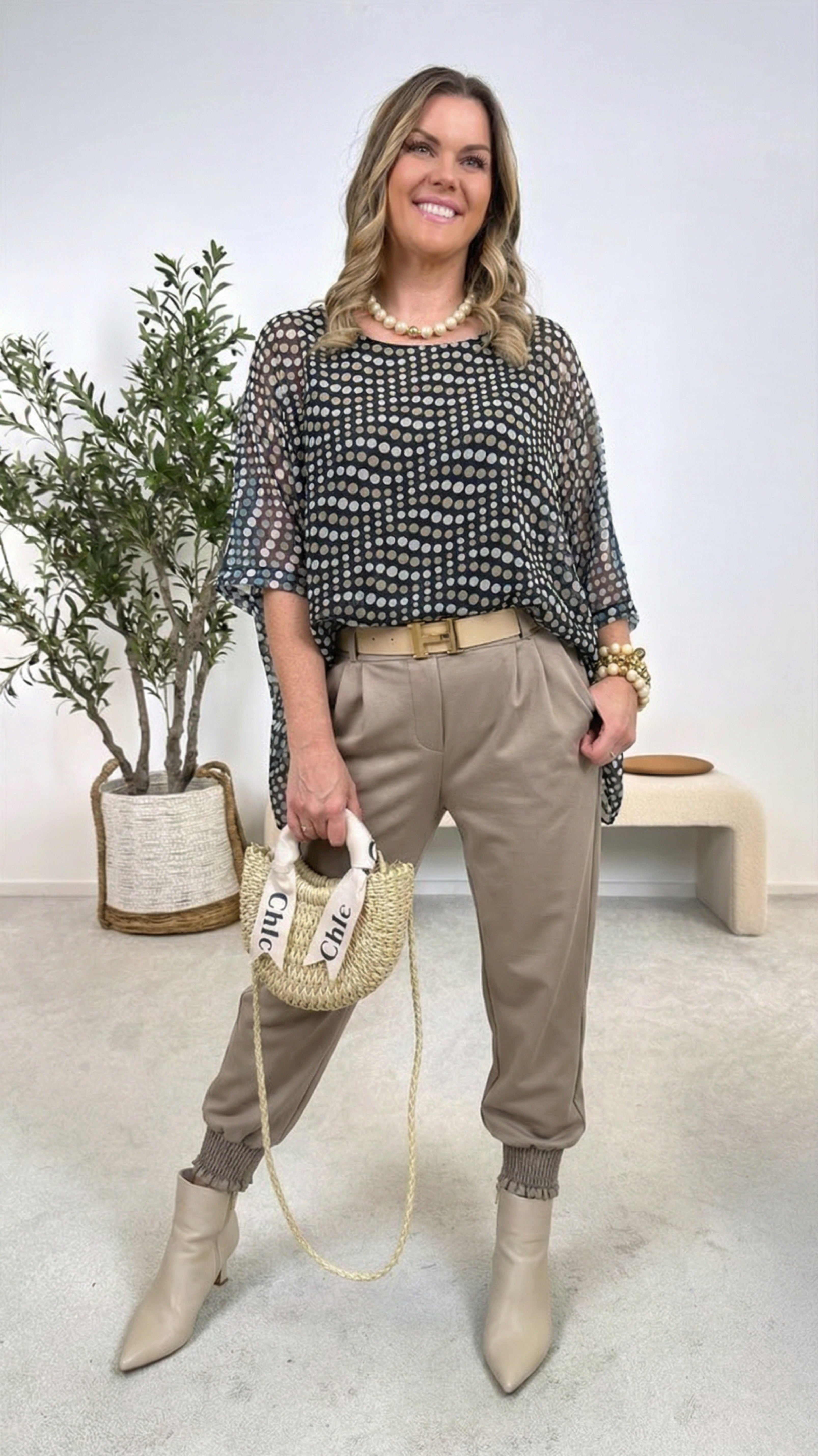 Hose Monaco Chic *Taupe*