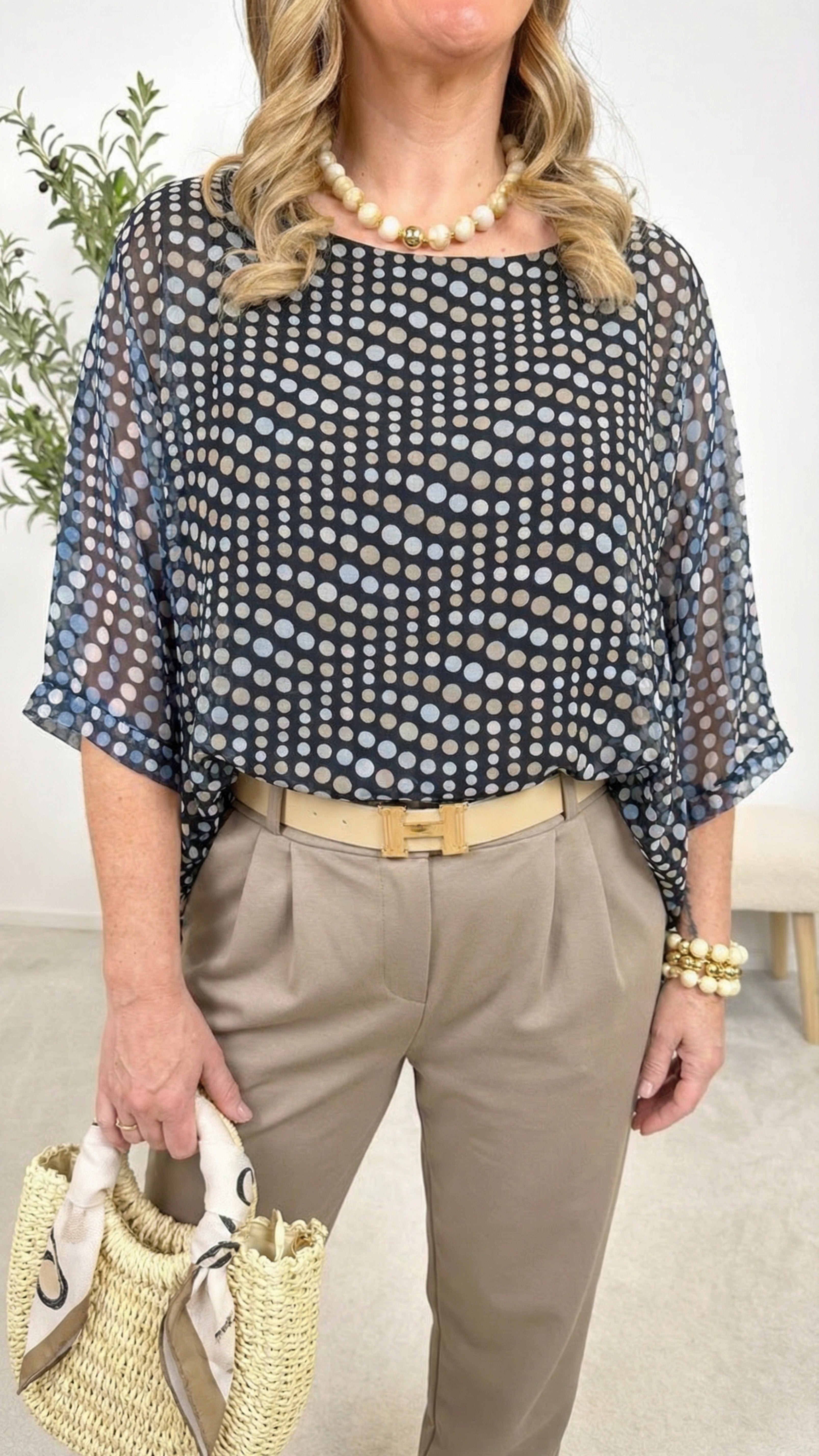 Blusenshirt Marais *Schwarz*