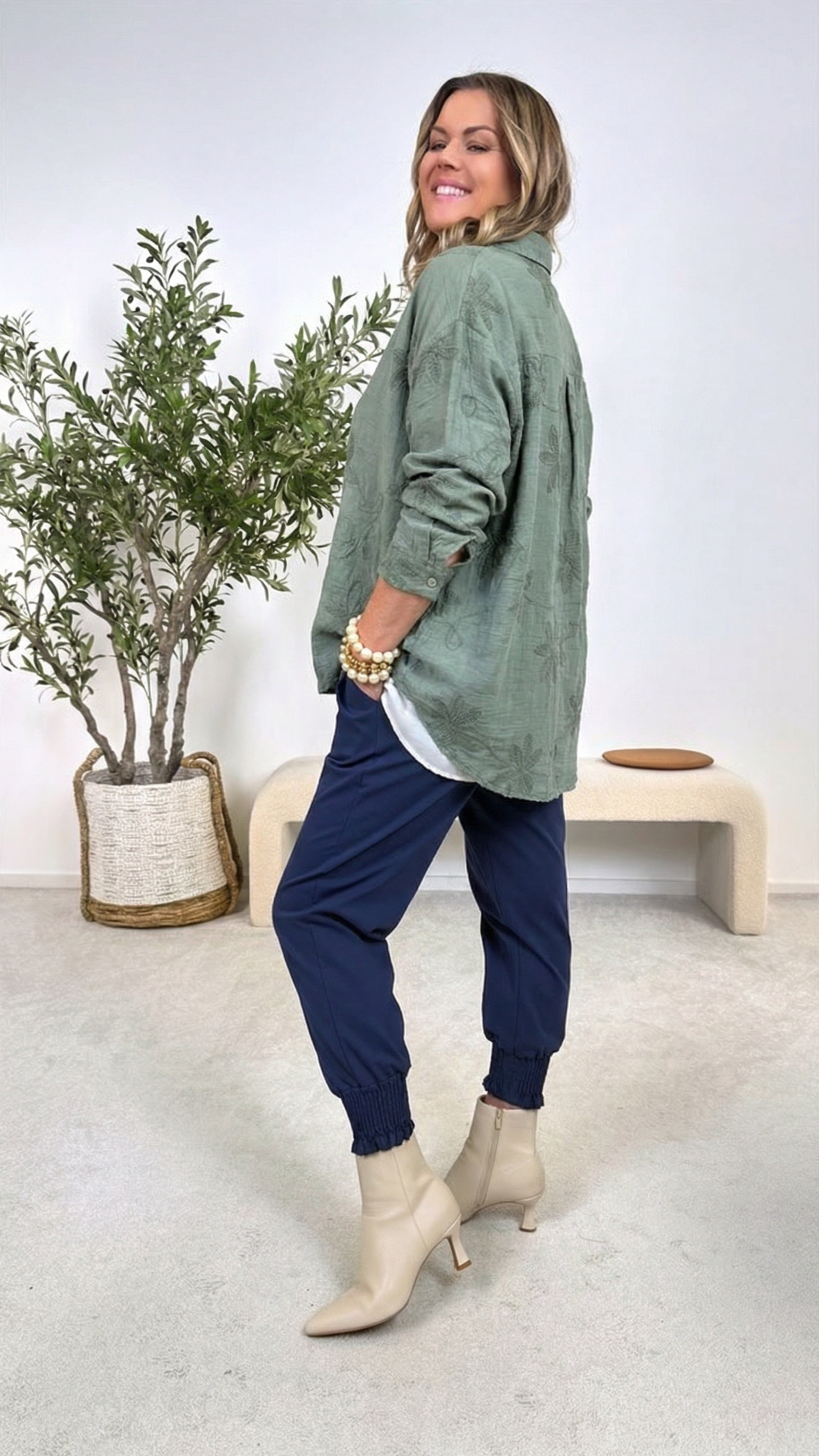 Bluse Unwritten Story *Khaki*