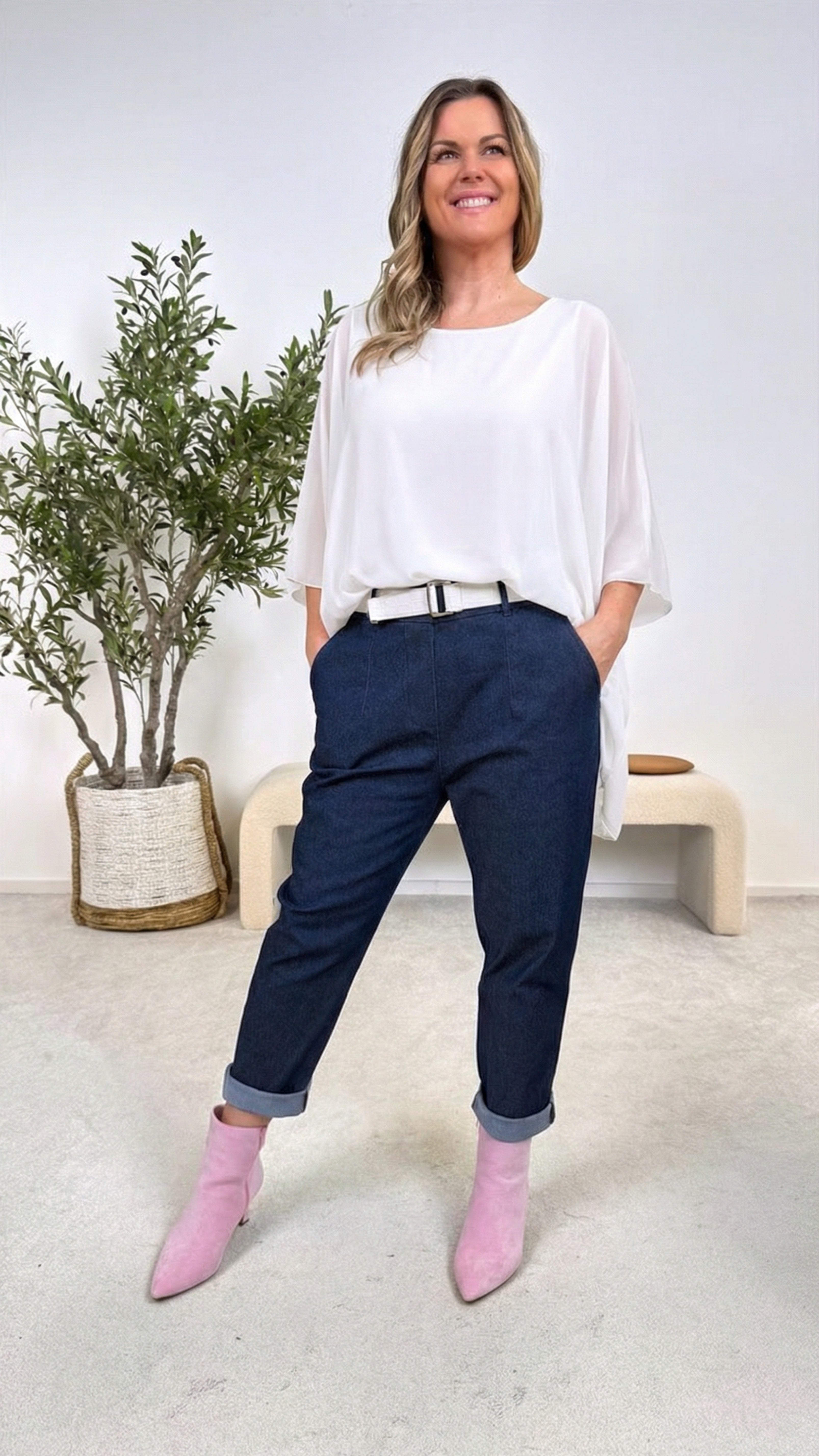 Blusenshirt Easy Whisper *Weiß*