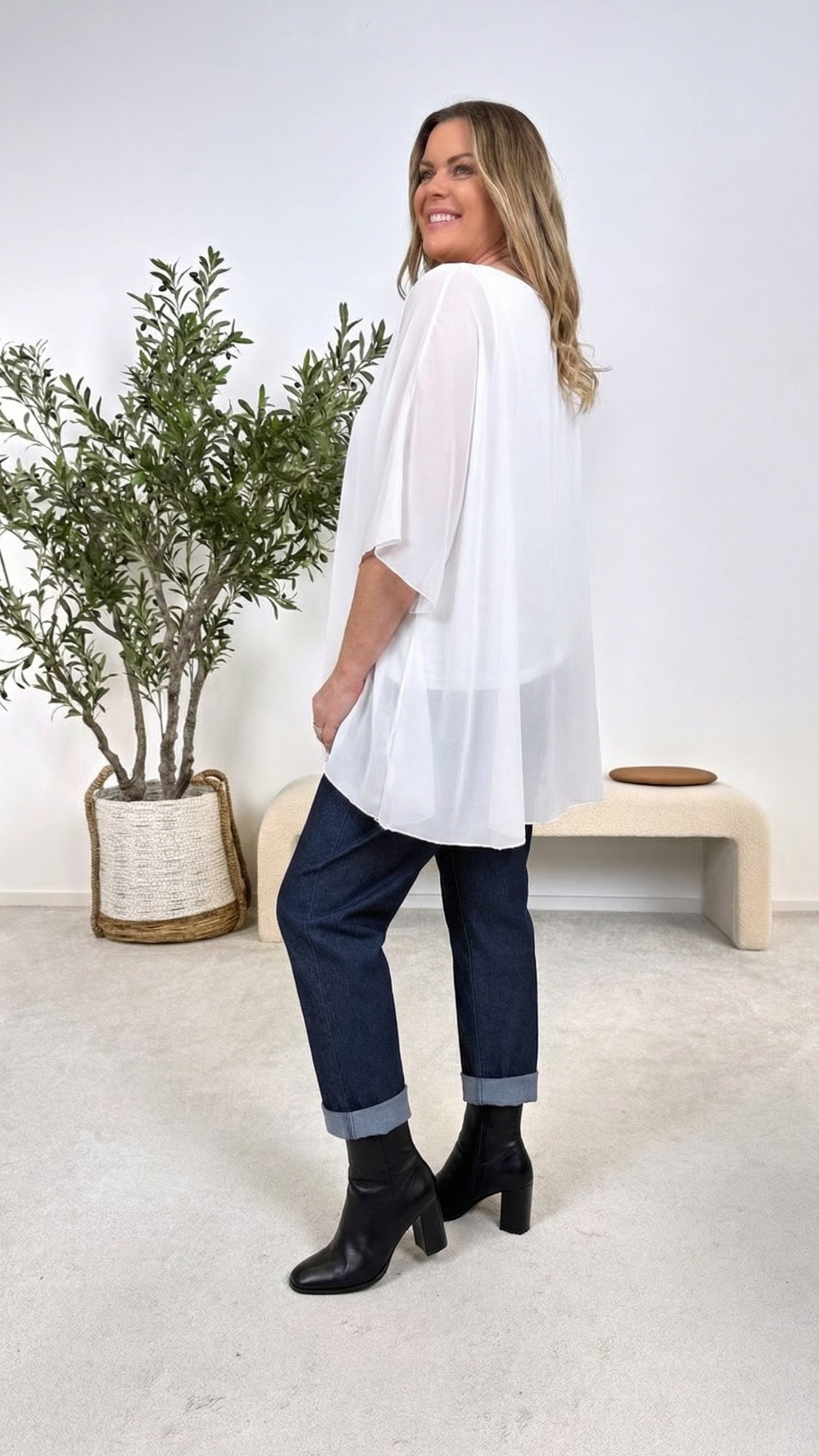 Blusenshirt Easy Whisper *Weiß*