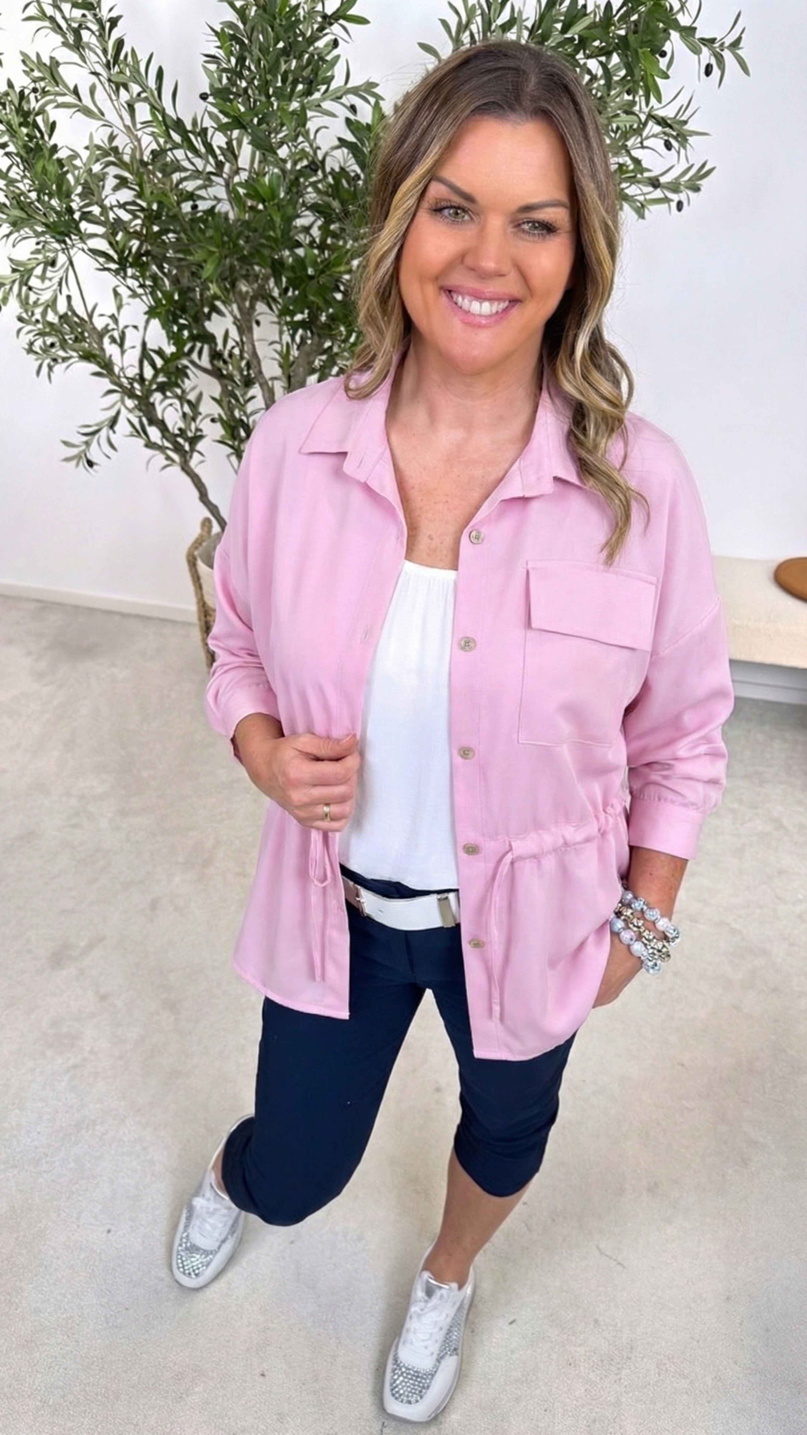 Blusen-Jacke Soft Laguna *Rosa*