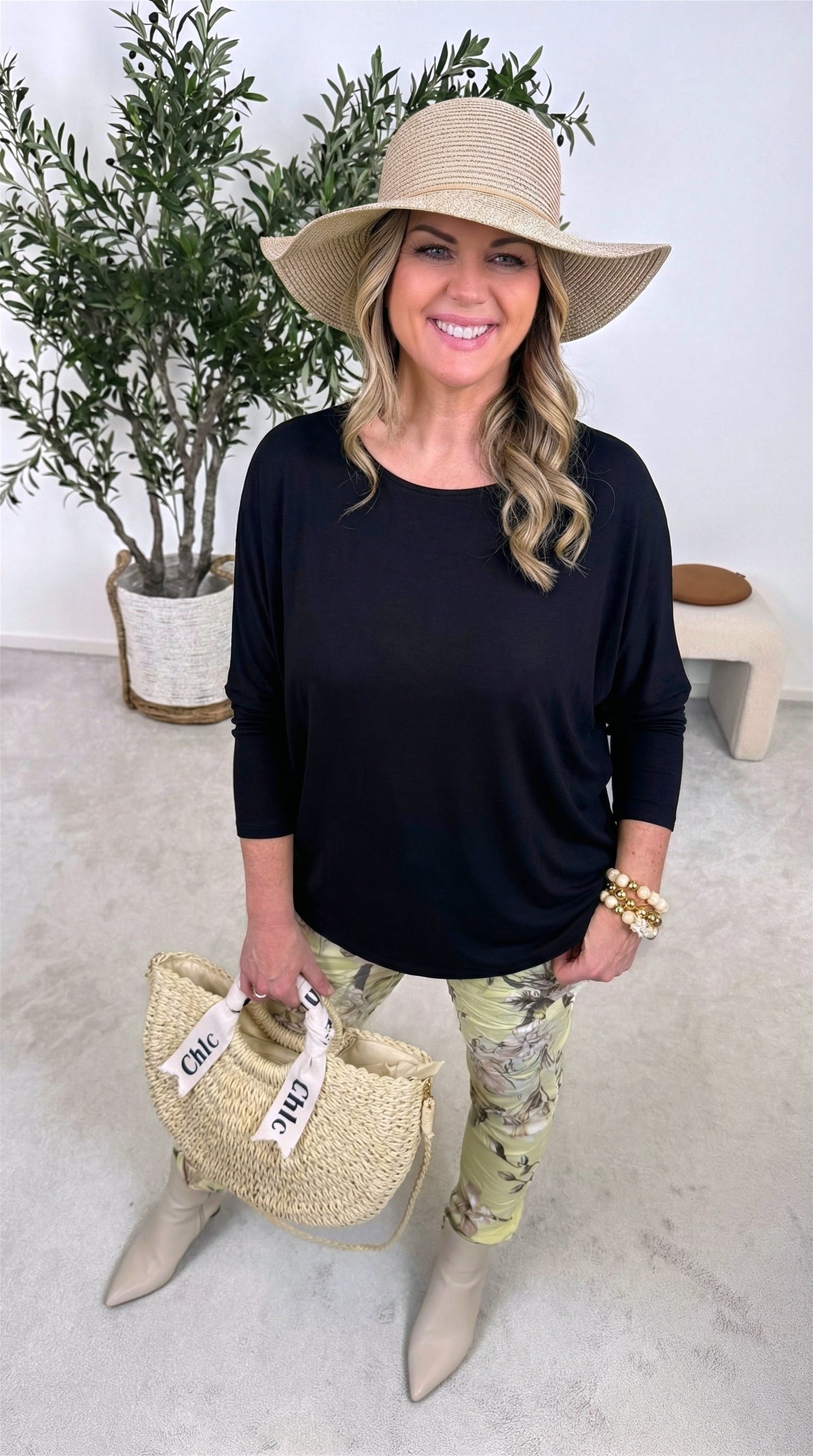 Langarmshirt Smooth Touch *Schwarz*