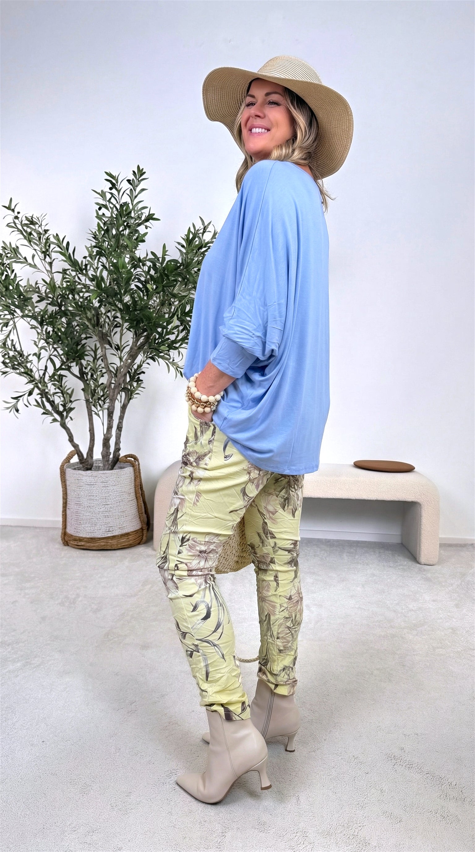 Langarmshirt Smooth Touch *Hellblau*