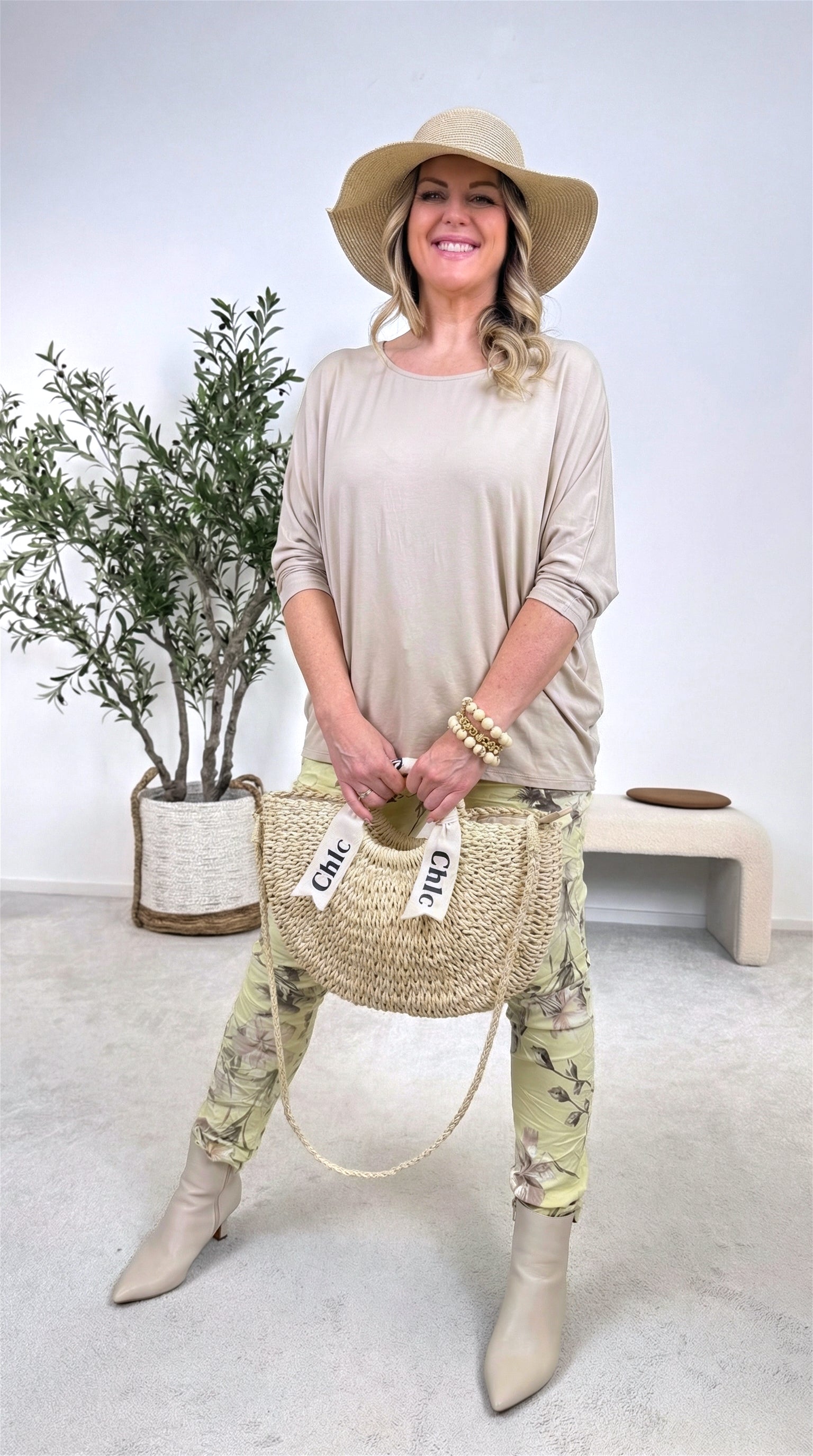 Langarmshirt Smooth Touch *Beige*