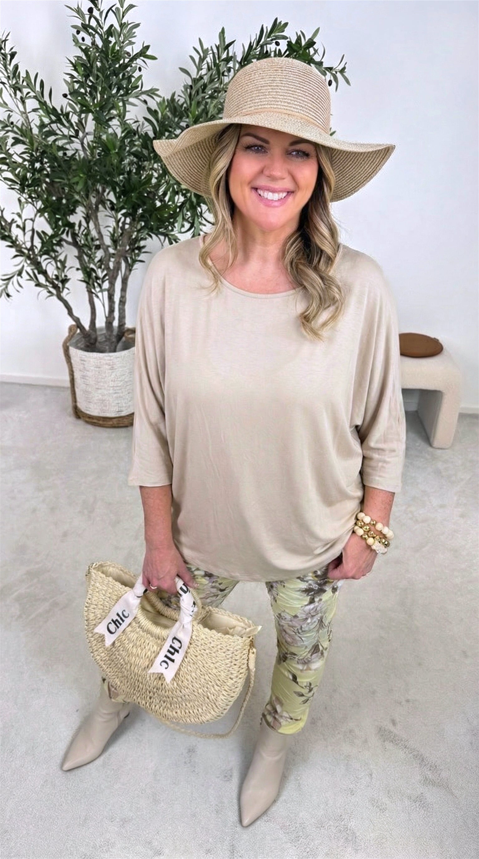 Langarmshirt Smooth Touch *Beige*