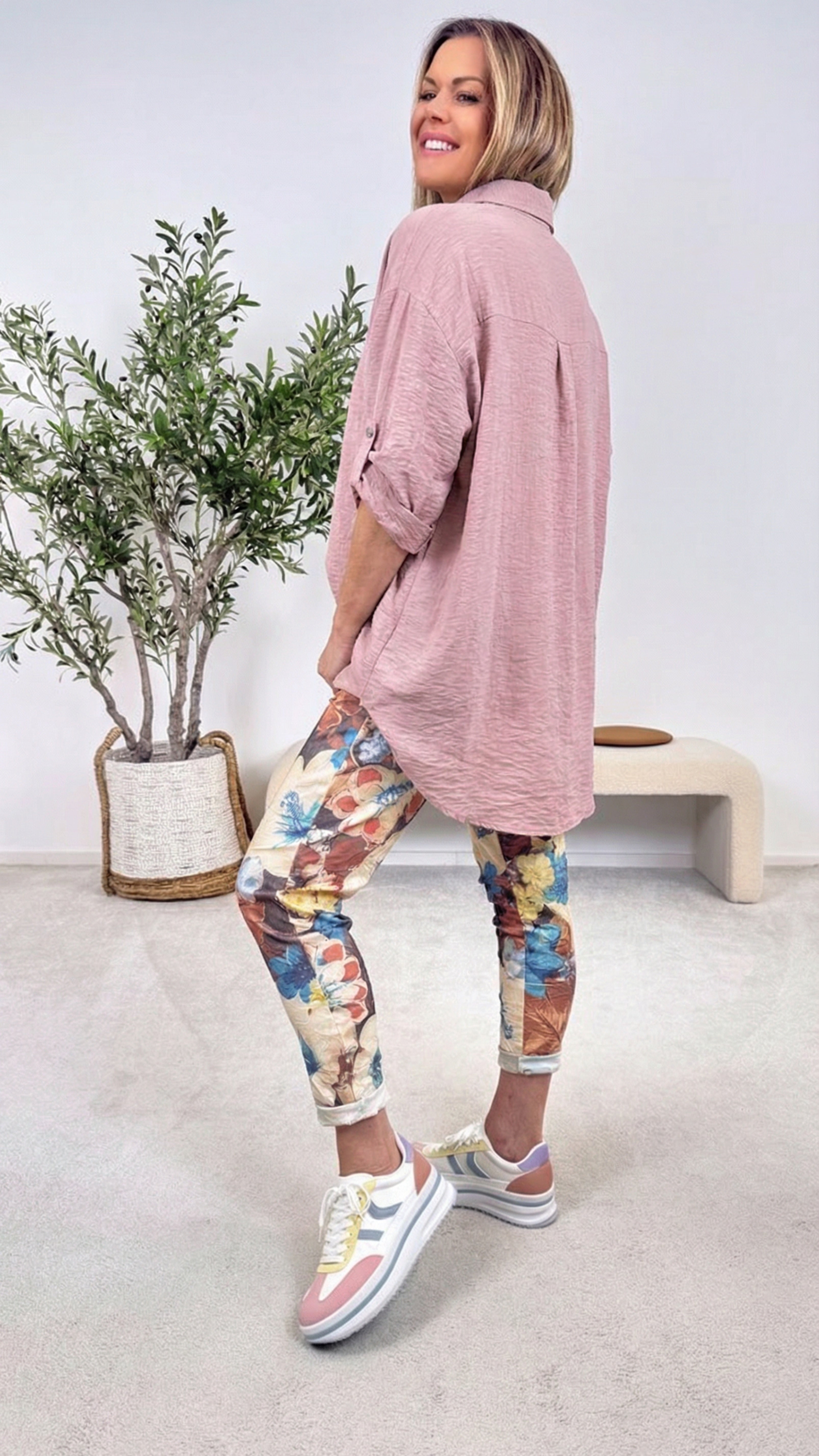 Bluse Let it Flow *Altrosa