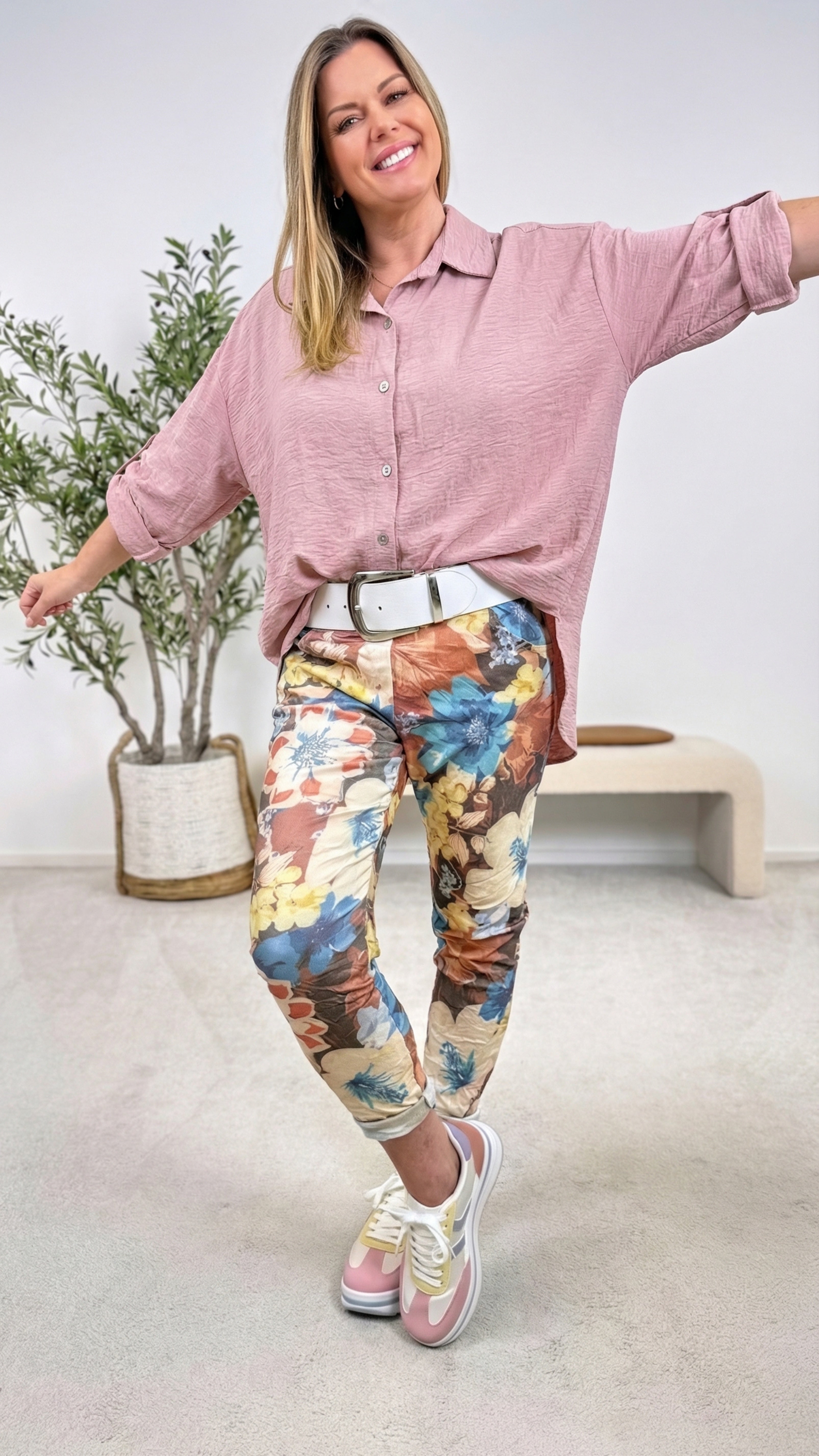 Bluse Let it Flow *Altrosa