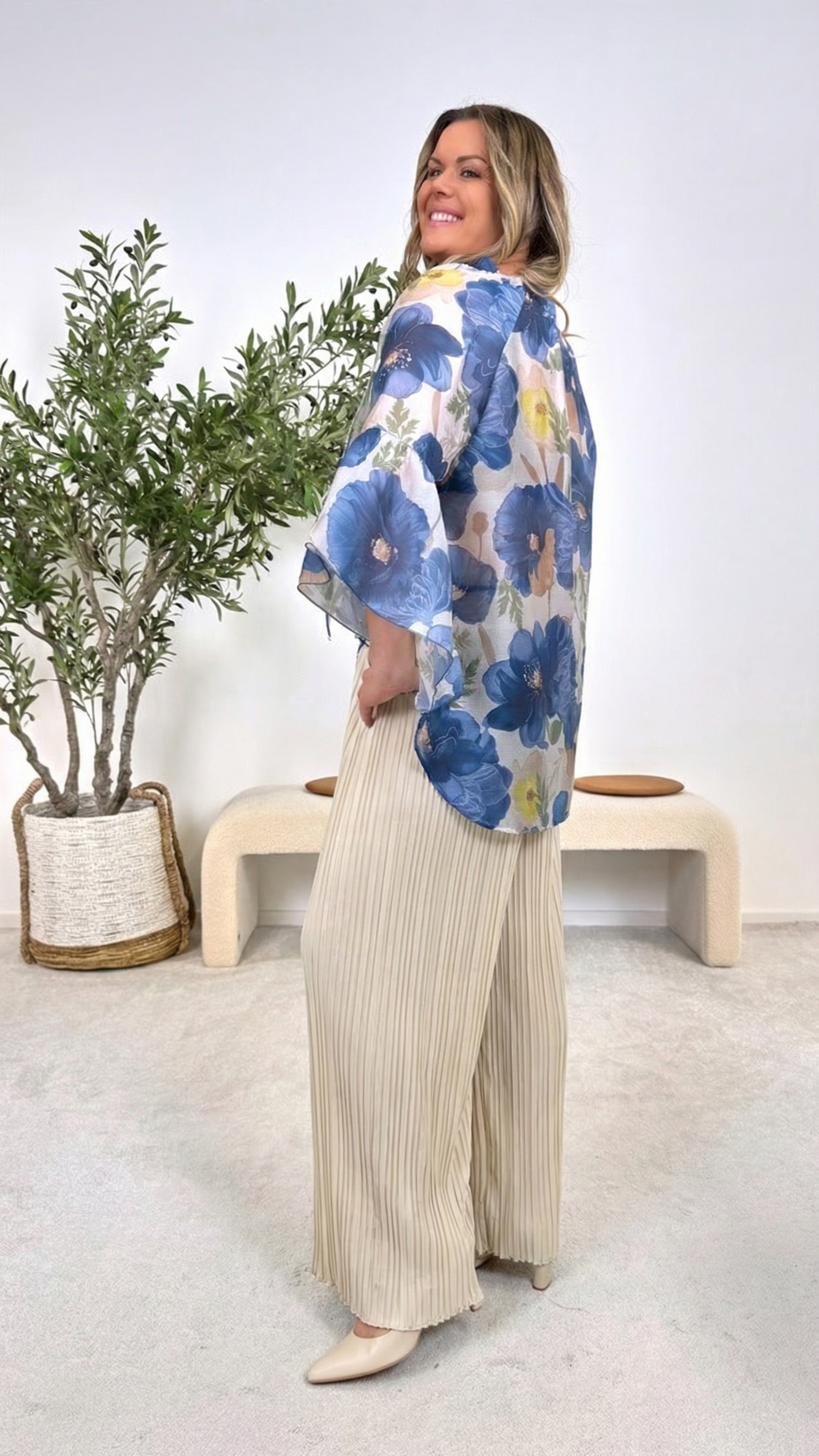 Culotte Hose Flowing Ease *Beige*