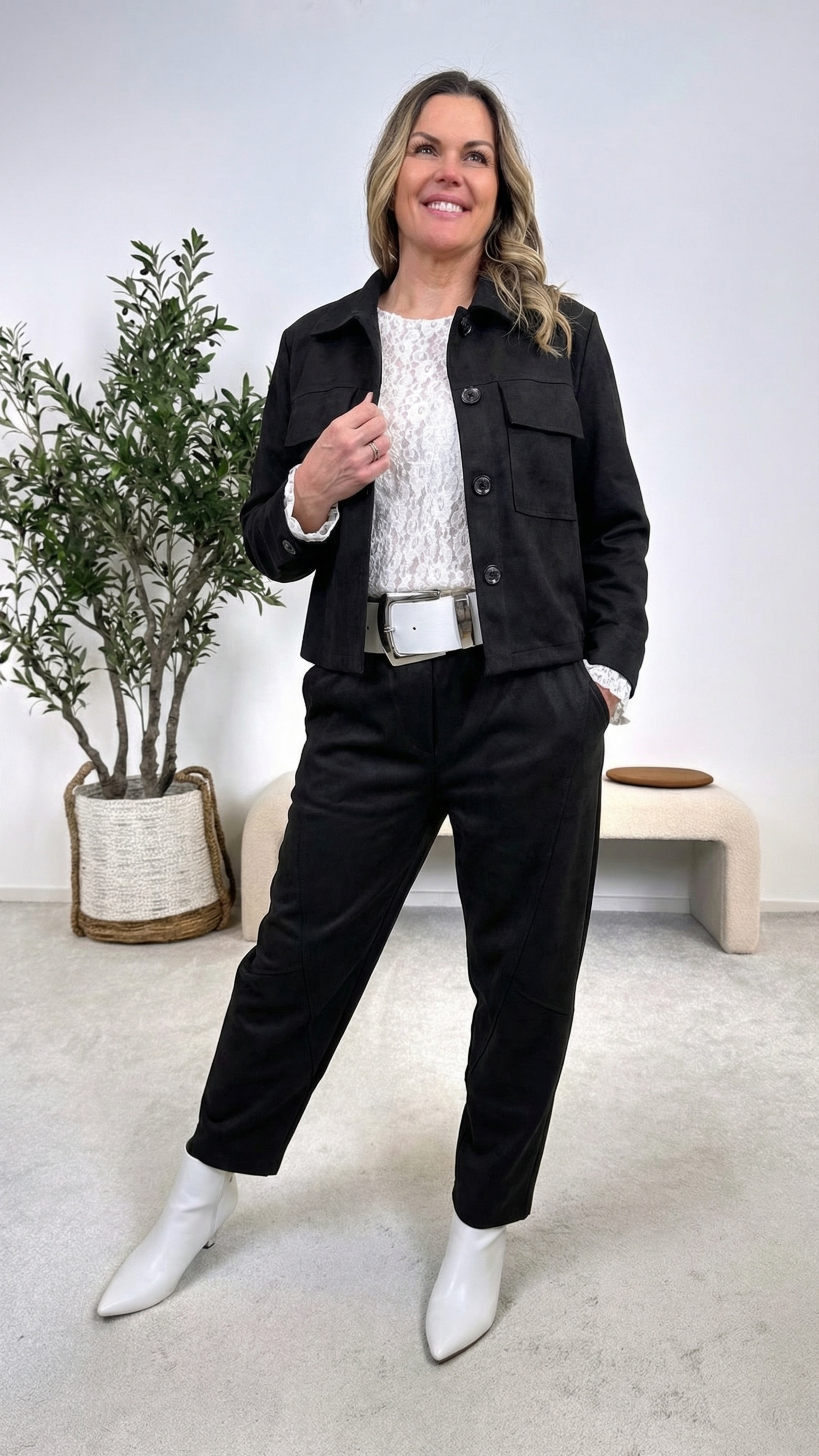 Kurze Jacke Skyline Soft *Schwarz*