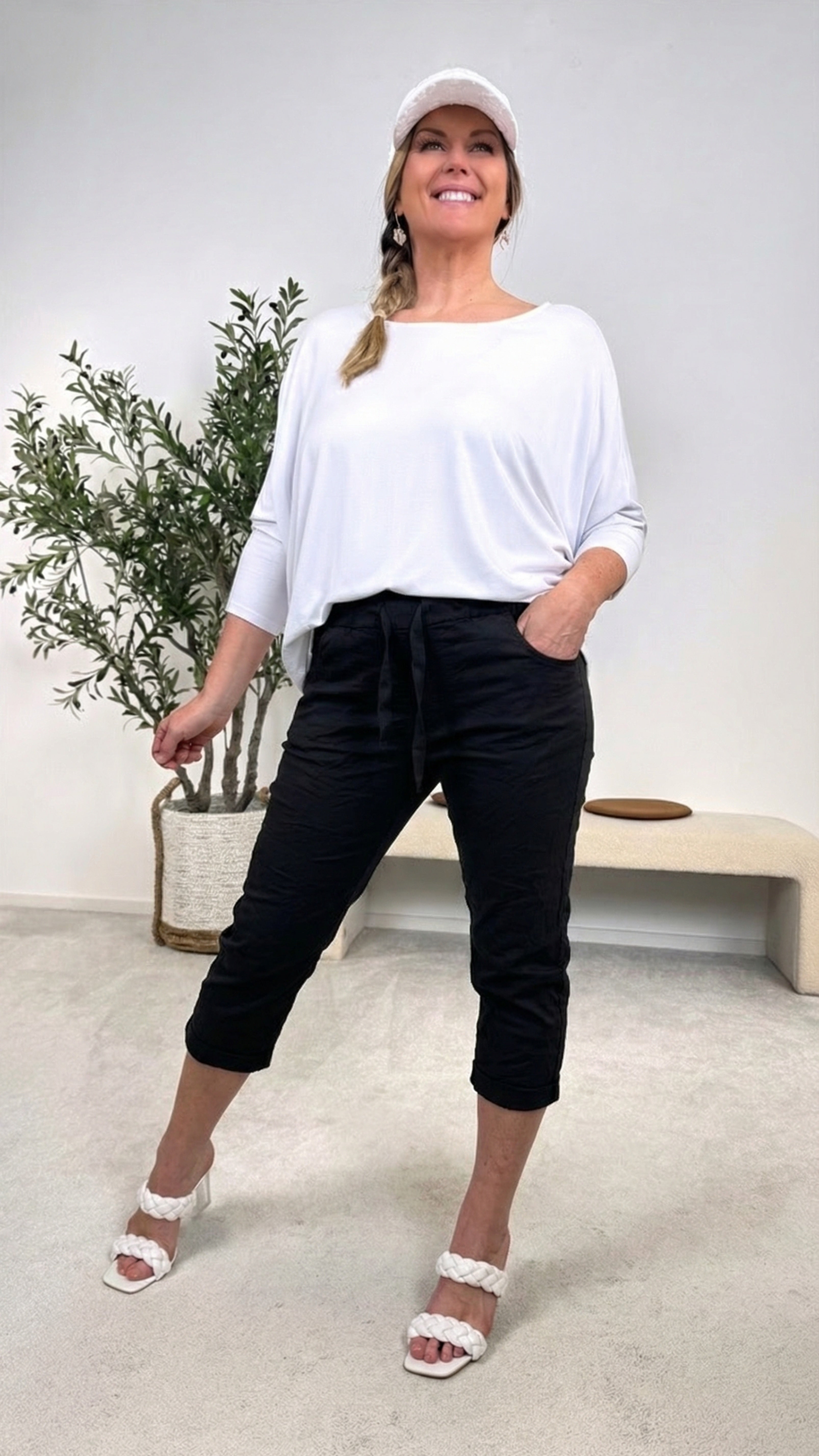 Capri Hose Summer Comfort *Schwarz*