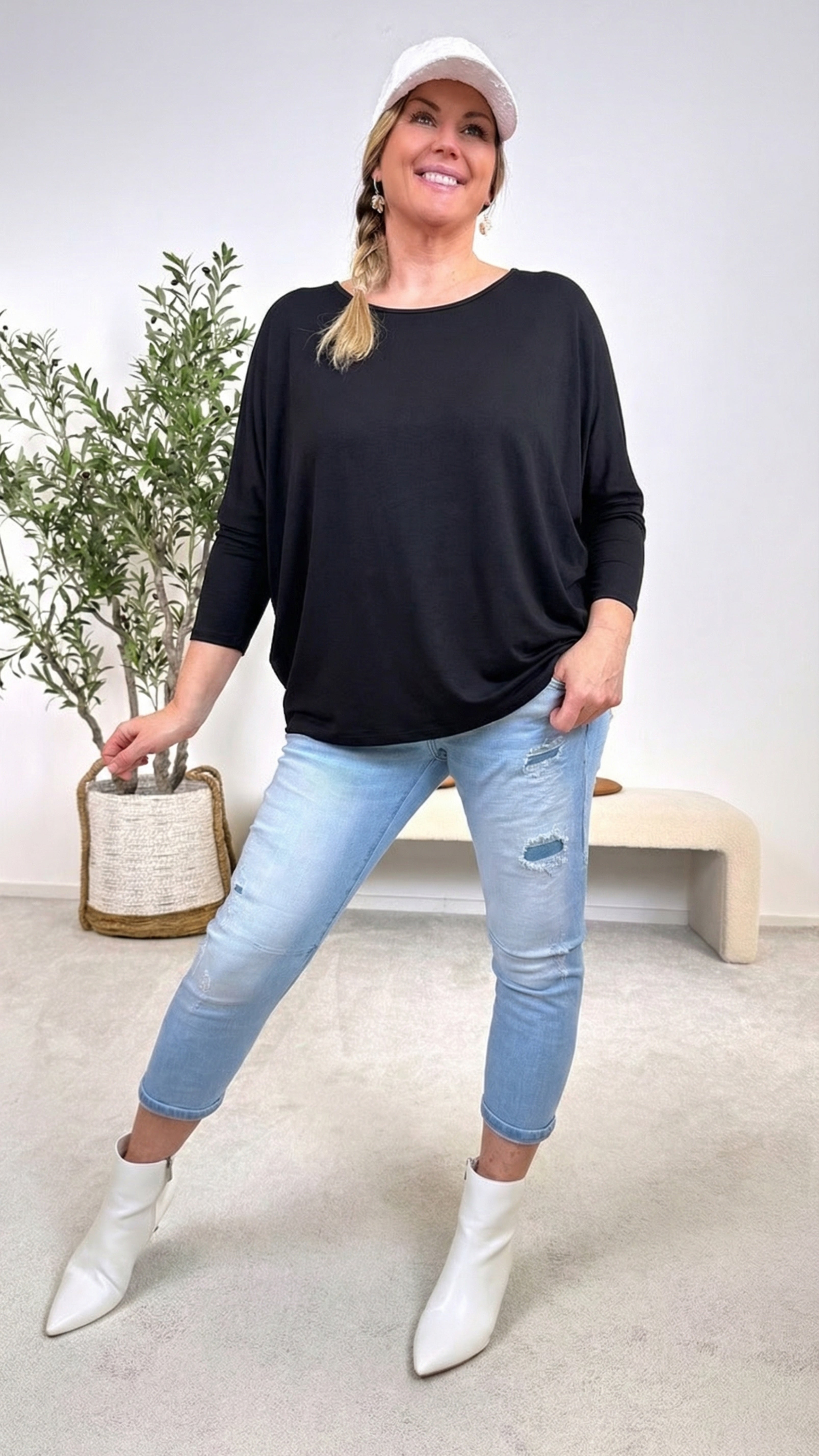 Langarmshirt Smooth Touch *Schwarz*