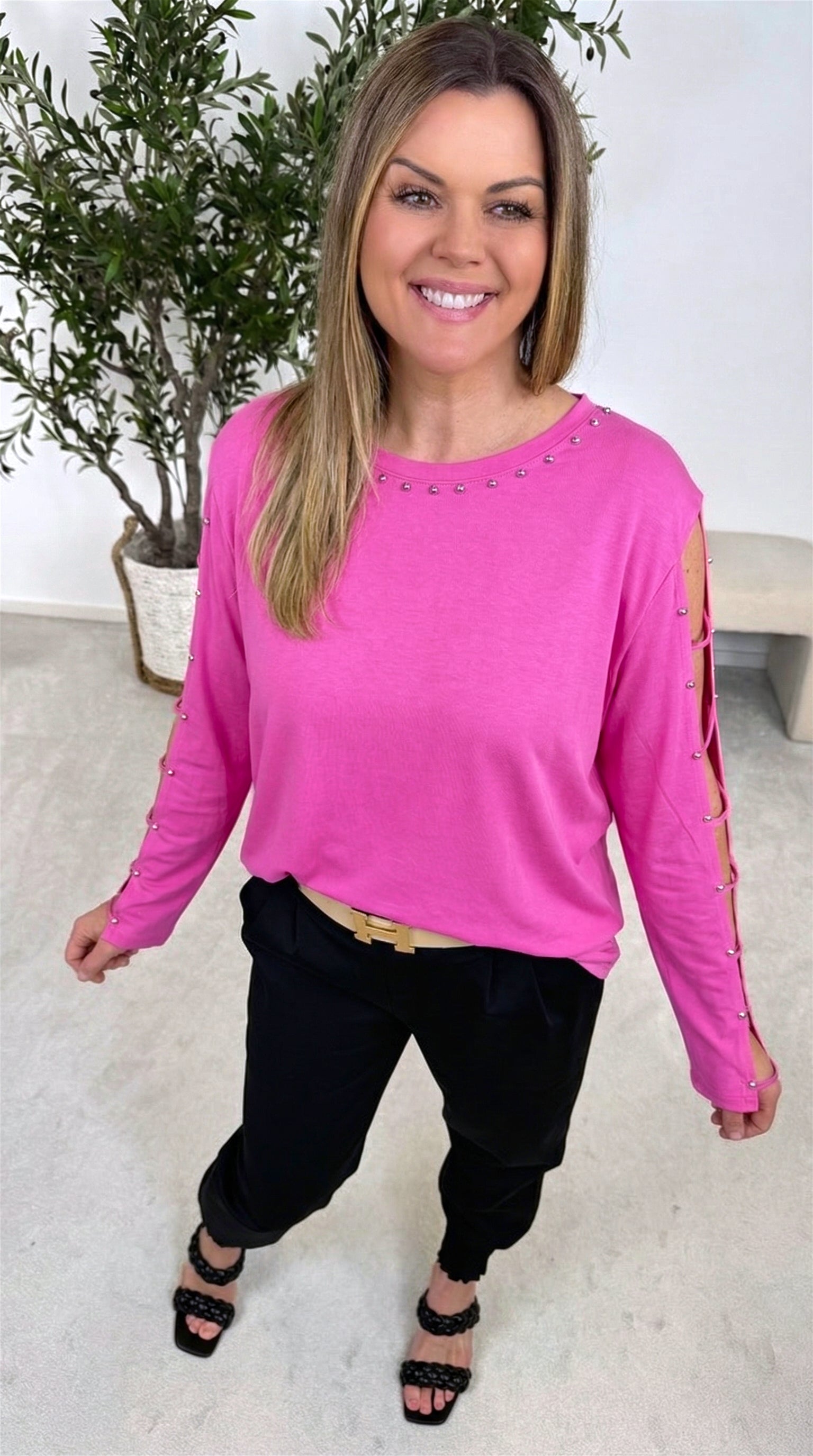 Langarmshirt Elegant Spirit *Pink*