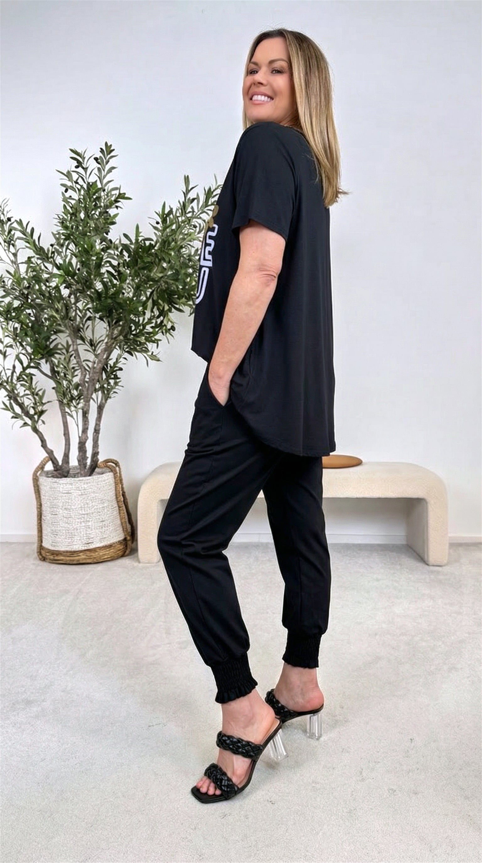 T-Shirt Lovely Day *Schwarz*