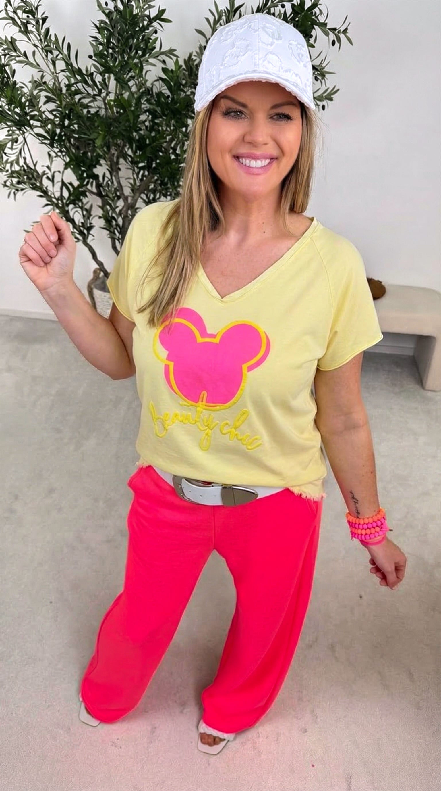 T-Shirt Street Beauty *Gelb*