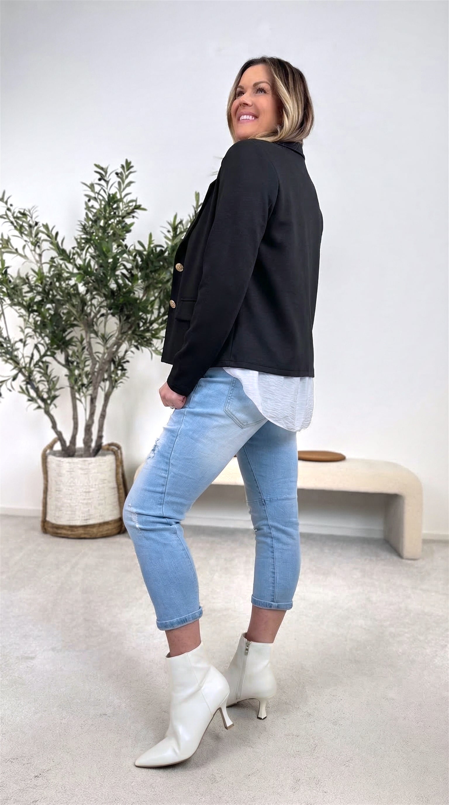 Blazer Silver Chic *Schwarz*