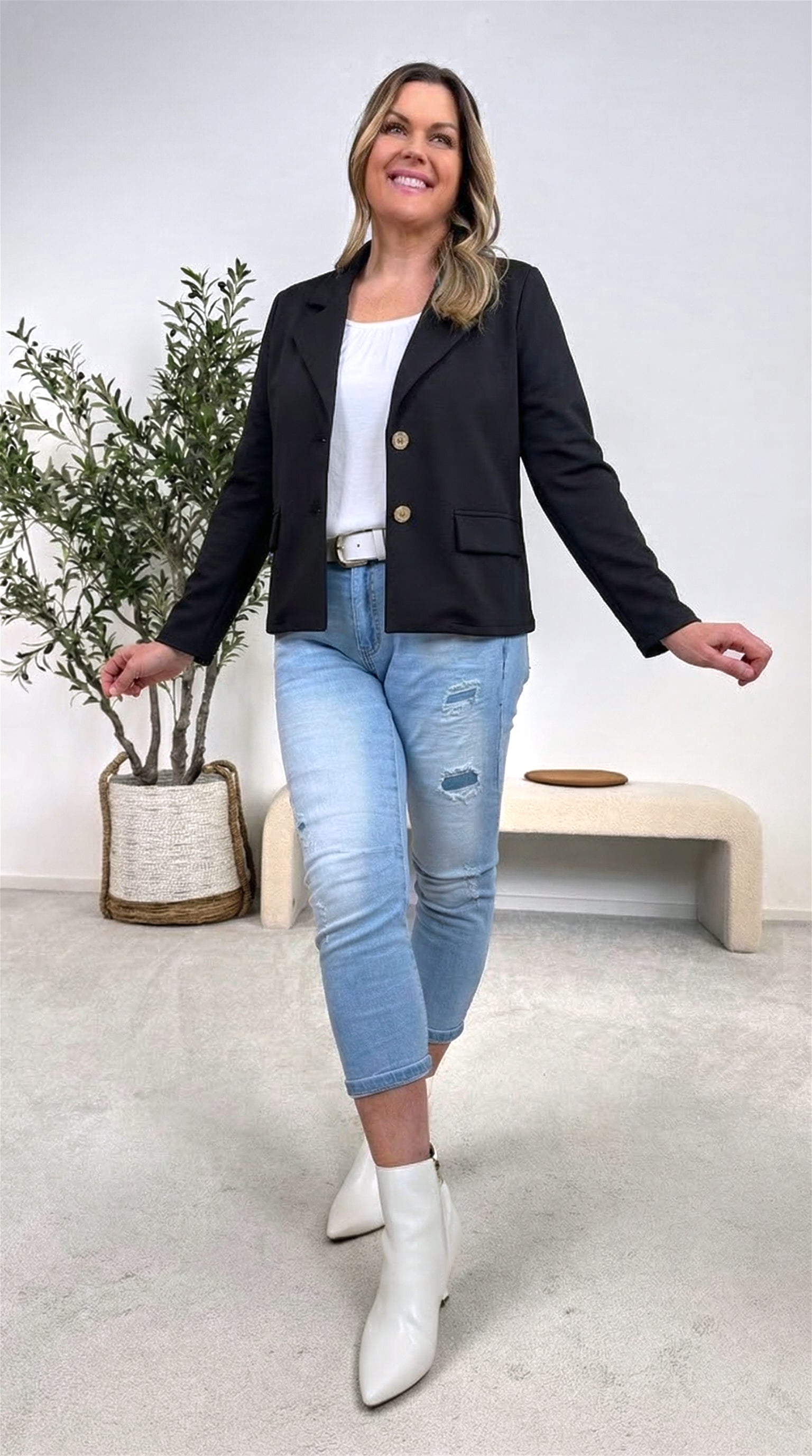Blazer Silver Chic *Schwarz*