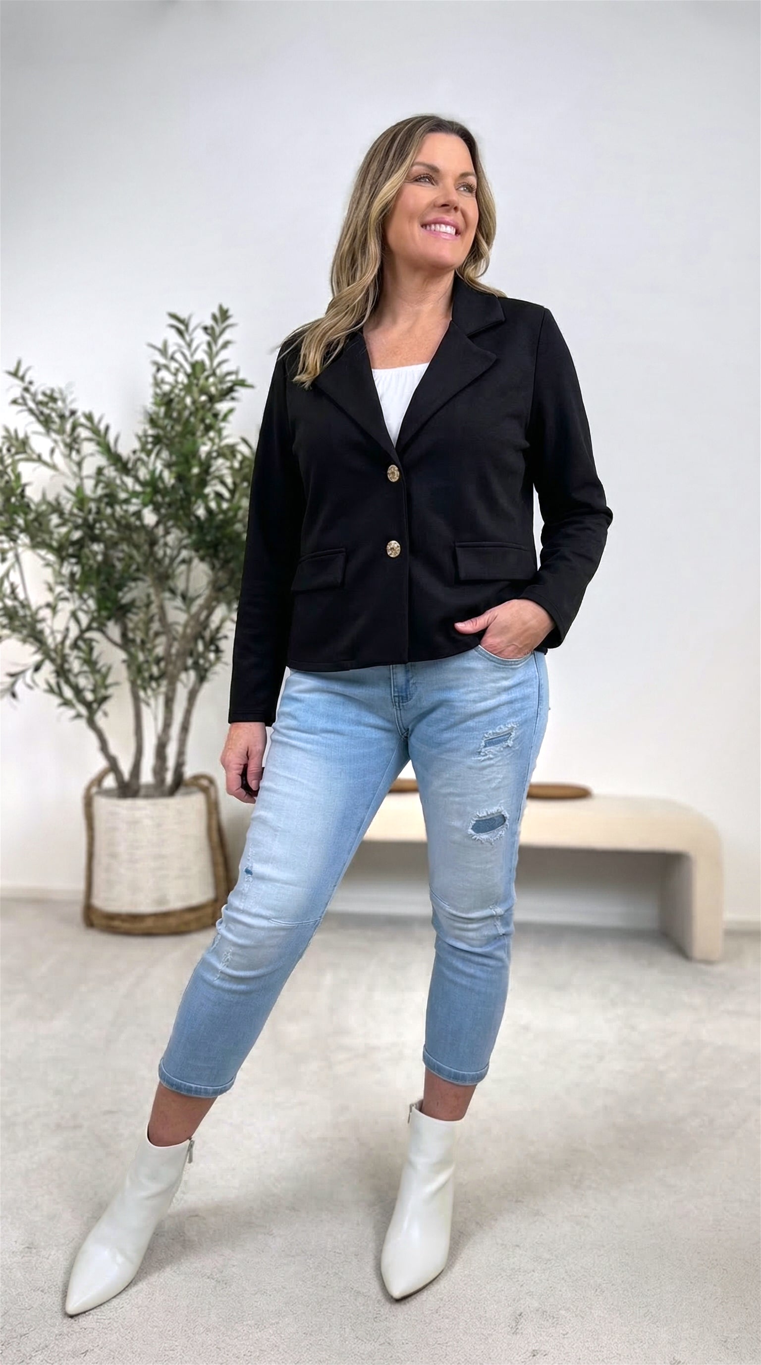 Blazer Silver Chic *Schwarz*