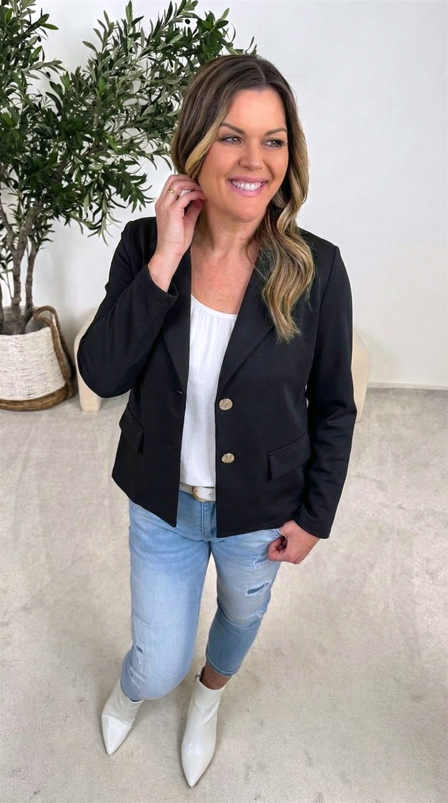 Blazer Silver Chic *Schwarz*