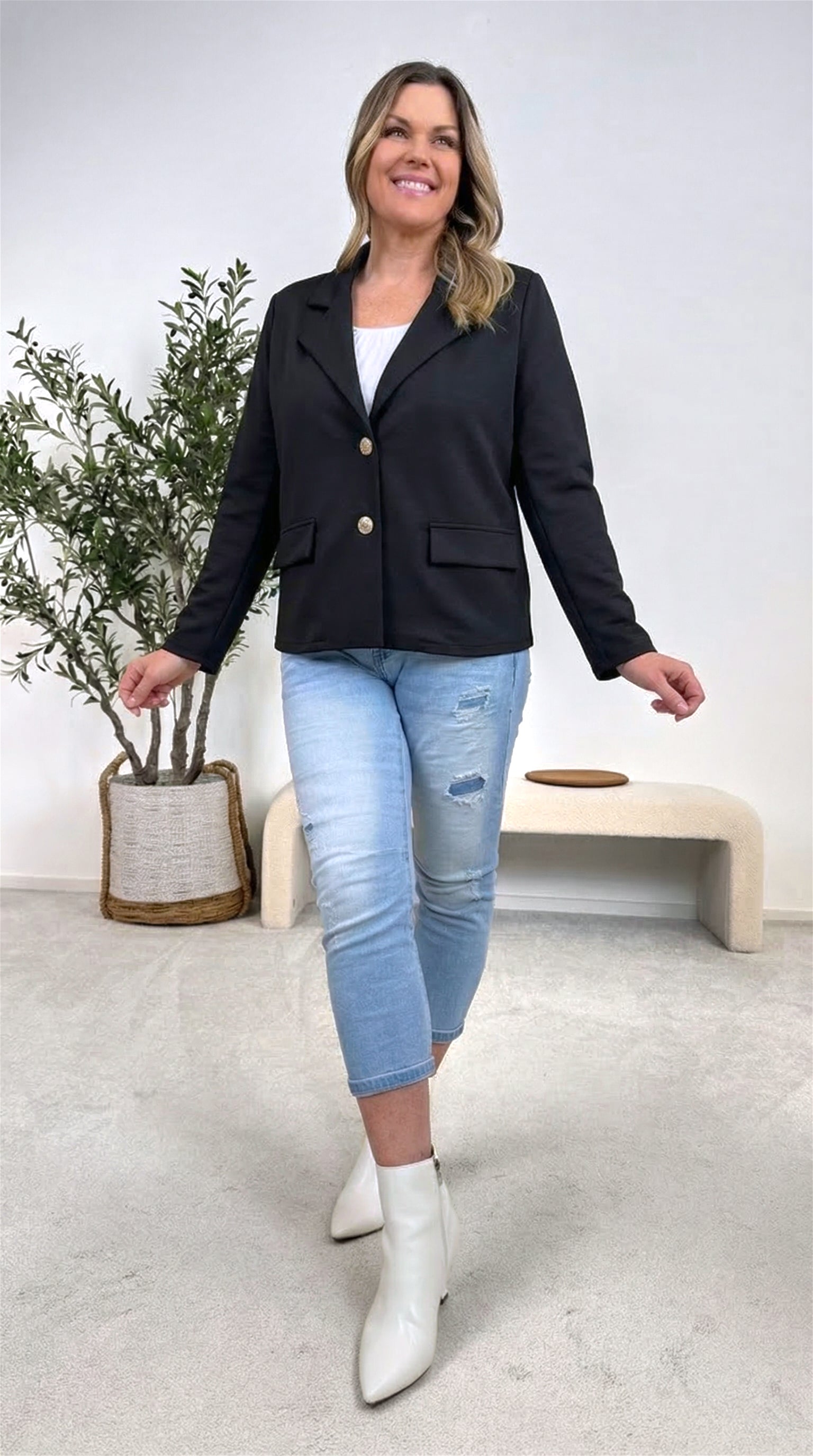 Blazer Silver Chic *Schwarz*