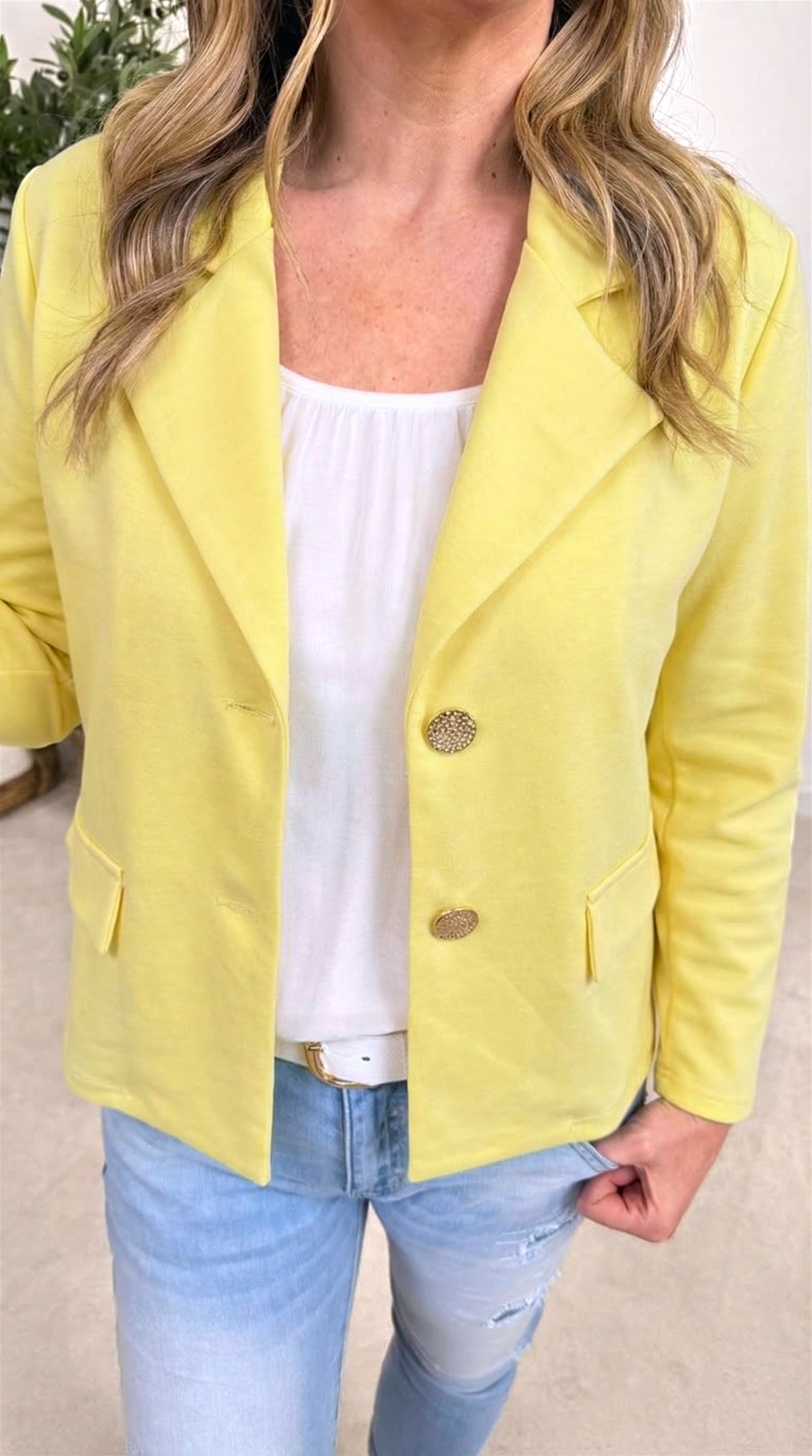 Blazer Silver Chic *Gelb*