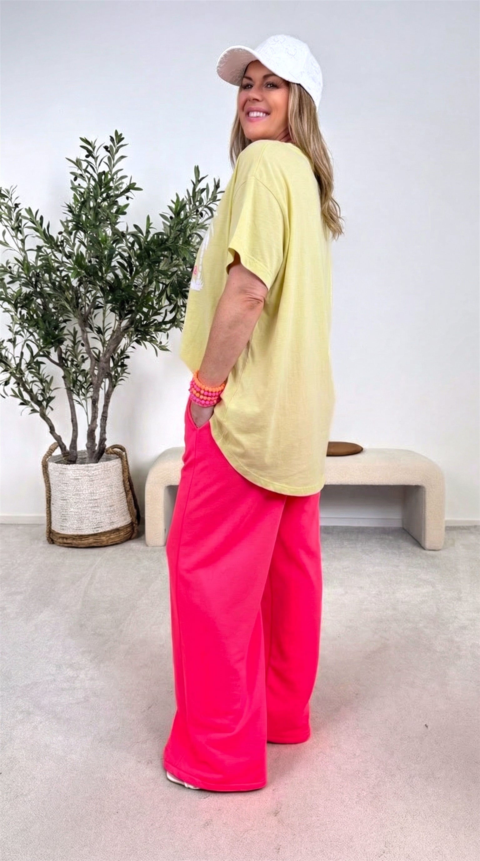 T-Shirt Famous Sunset *Gelb*