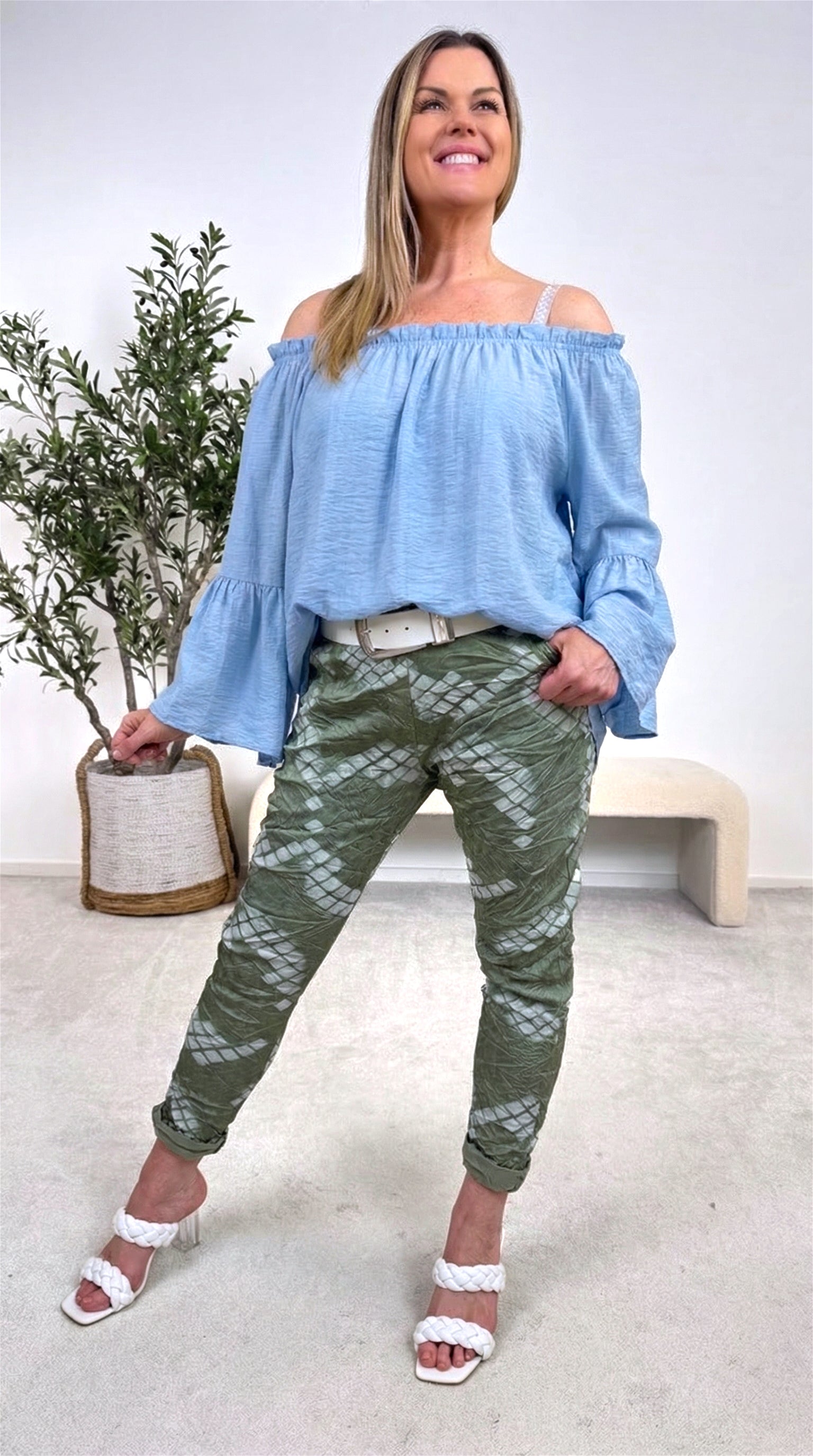 Blusenshirt Lovely Escape *Blau*