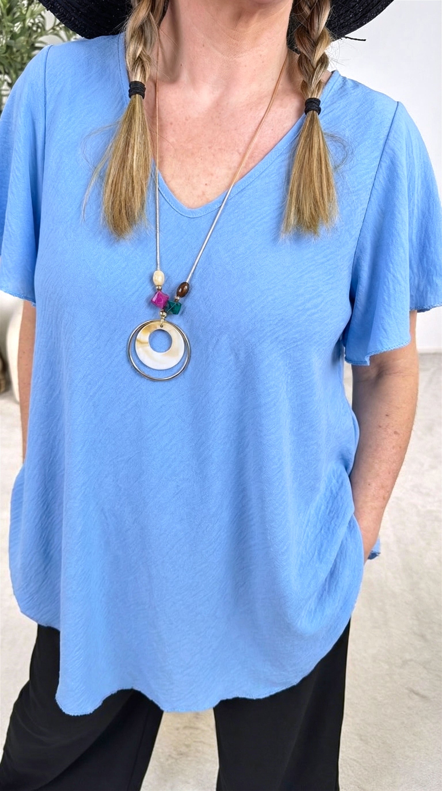 Blusenshirt Amalfi Mood *Hellblau*