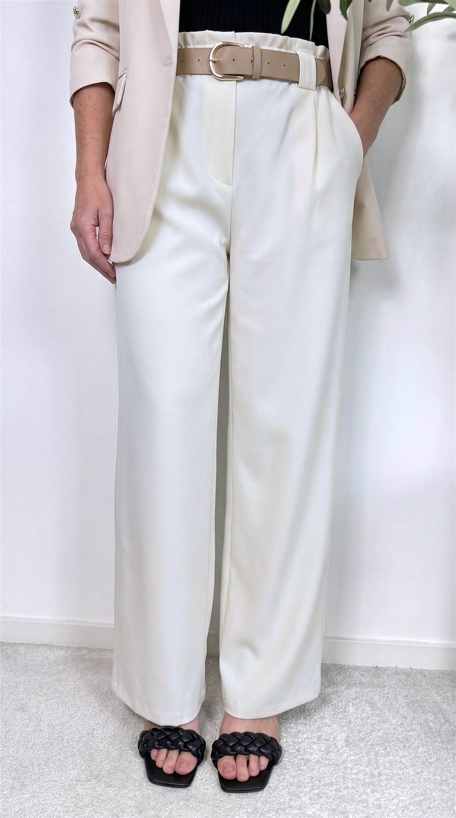 Weite Hose Easy Elegance *Creme*