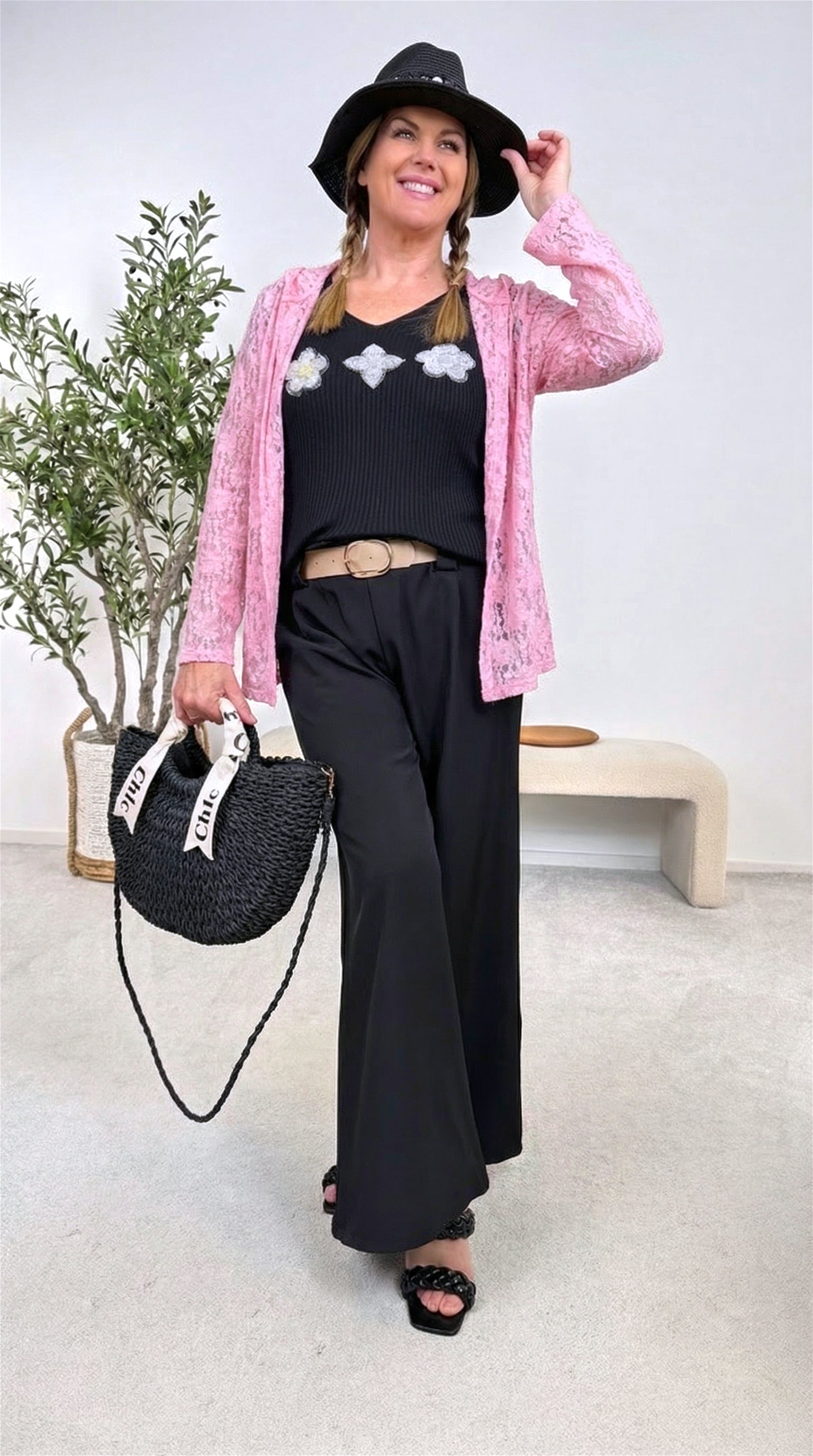 Spitzen-Cardigan Mystic Lace *Rosa*