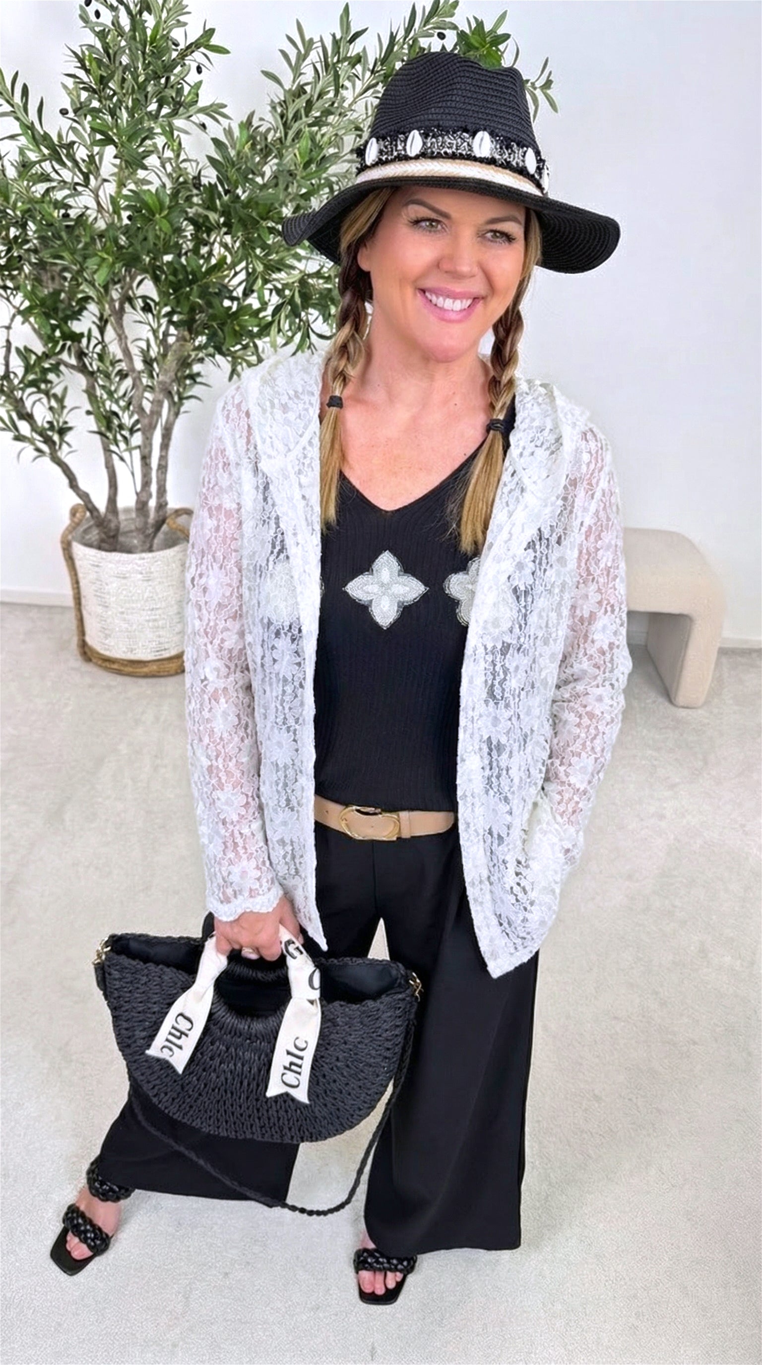 Spitzen-Cardigan Mystic Lace *Weiß*