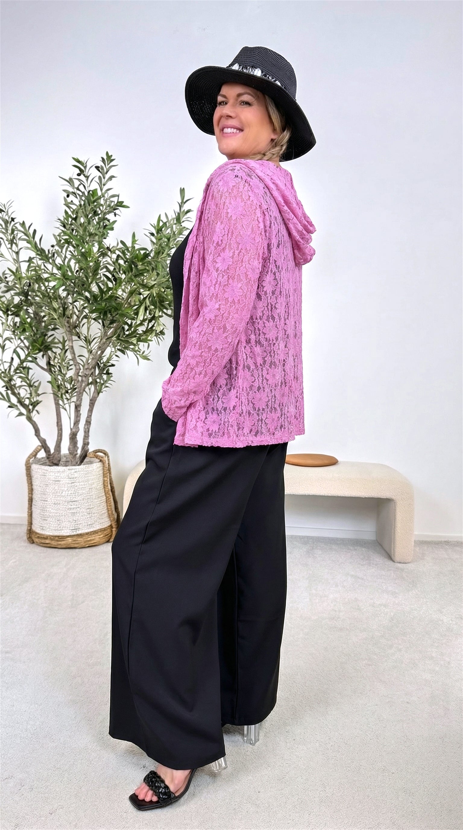 Spitzen-Cardigan Mystic Lace *Pink*