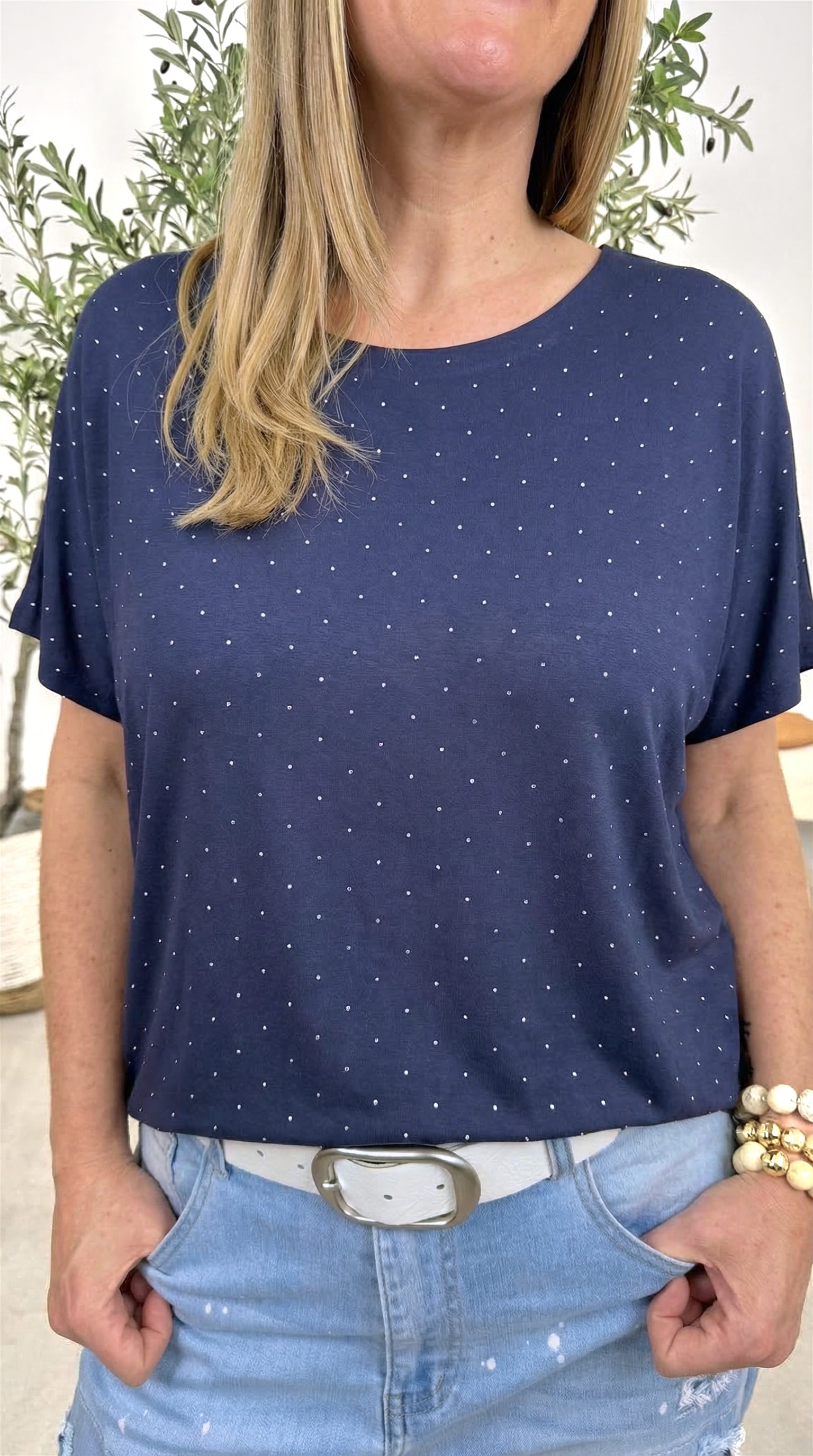 T-Shirt Stardust Glam *Dunkelblau*