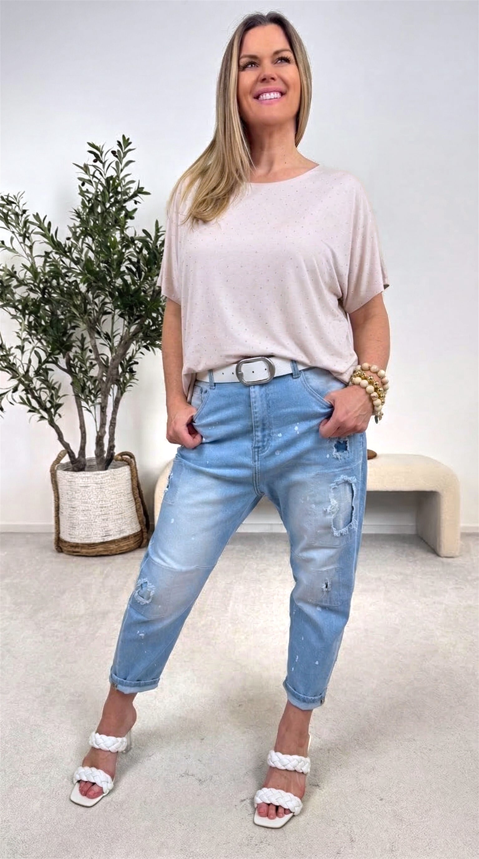 T-Shirt Stardust Glam *Beige*