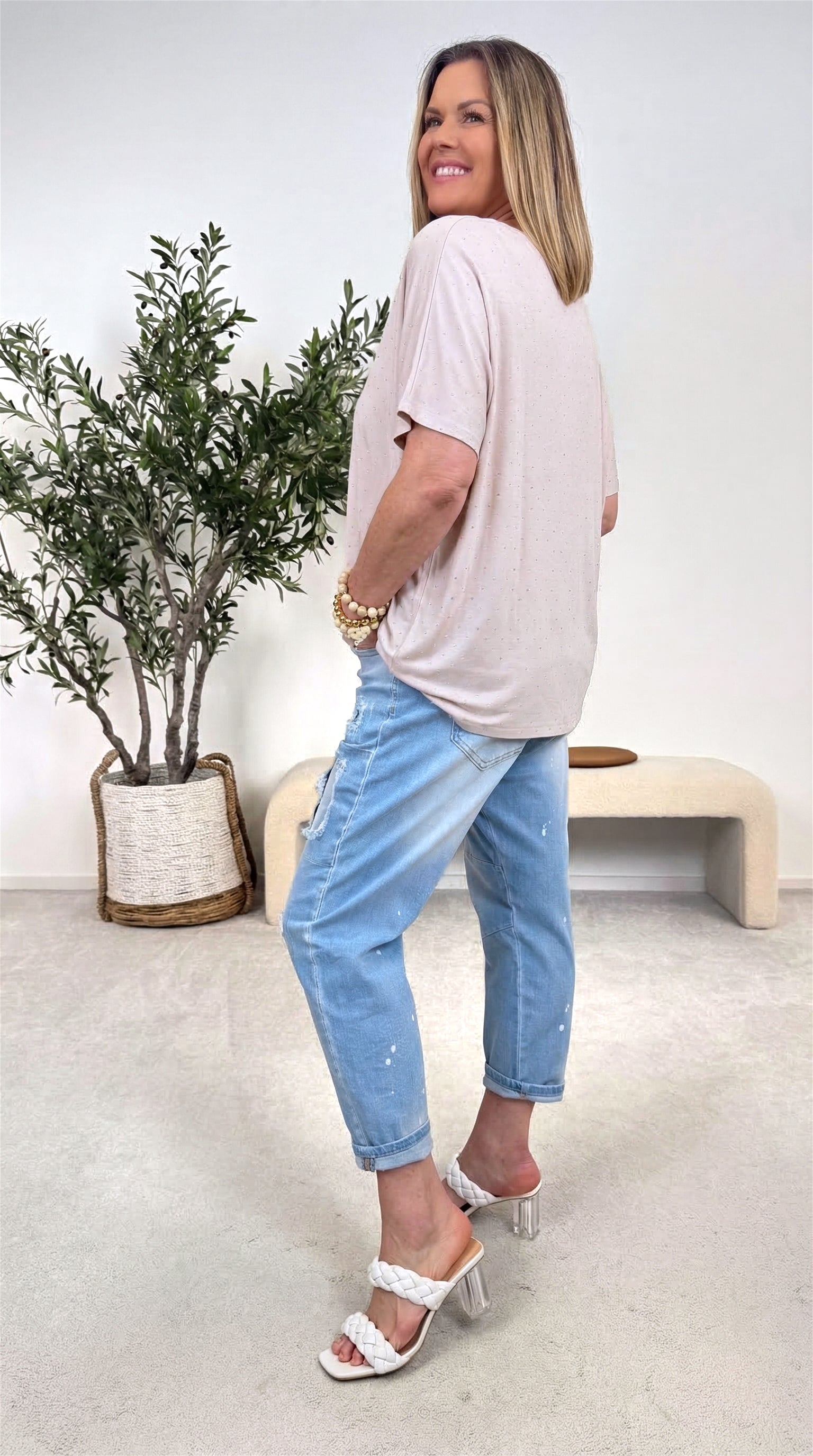 T-Shirt Stardust Glam *Beige*