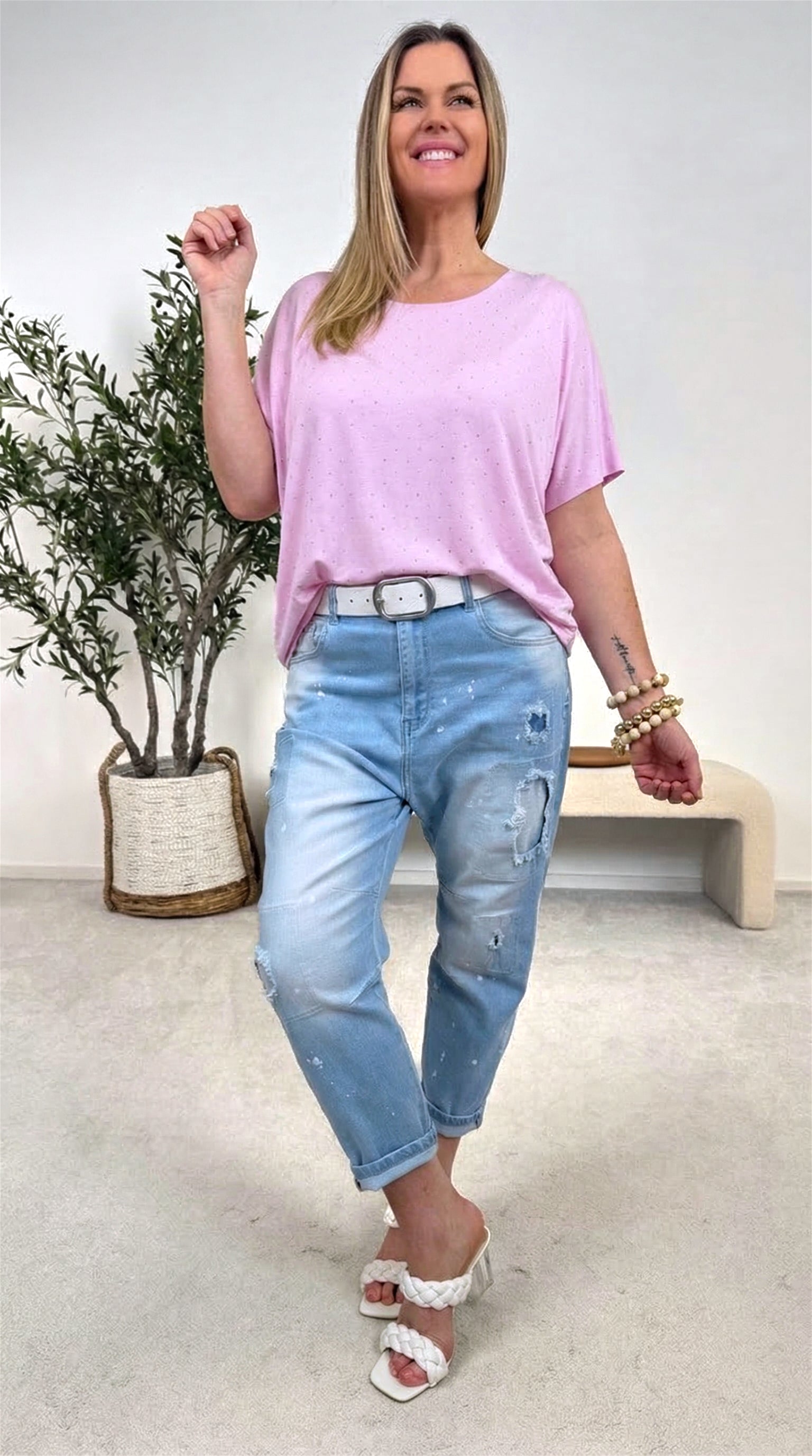 T-Shirt Stardust Glam *Rosa*