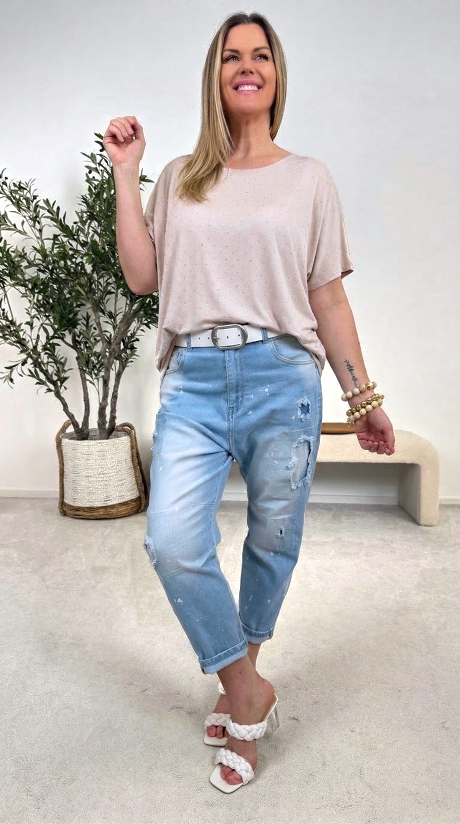 T-Shirt Stardust Glam *Beige*