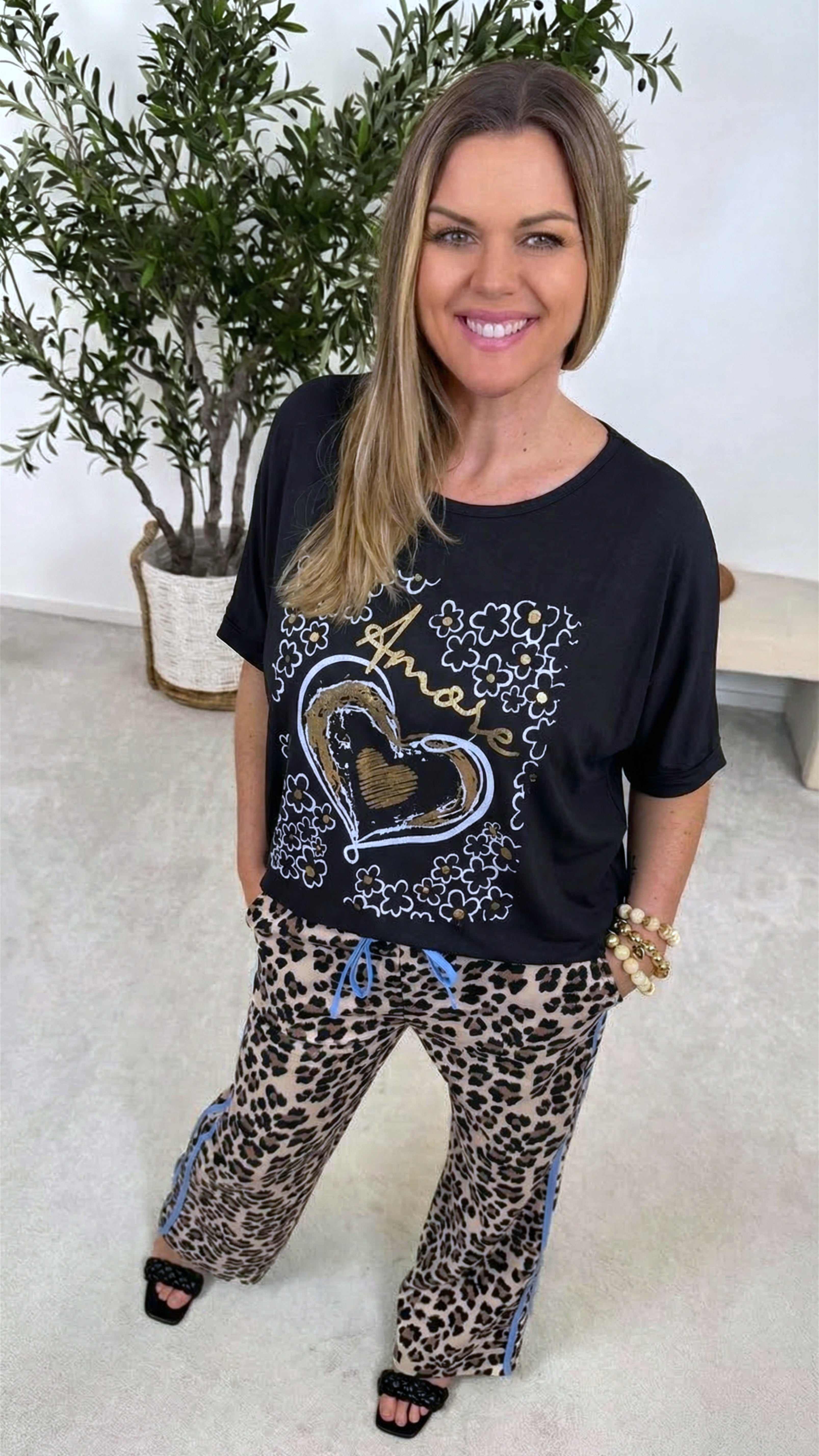 T-Shirt Amore *Schwarz*