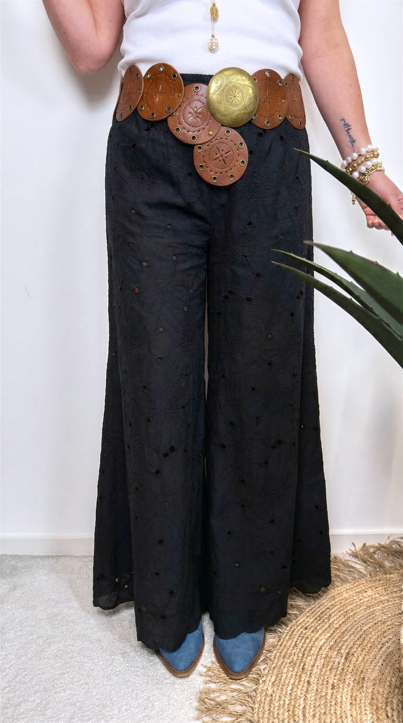 Weite Hose Indigo Blossom *Schwarz*