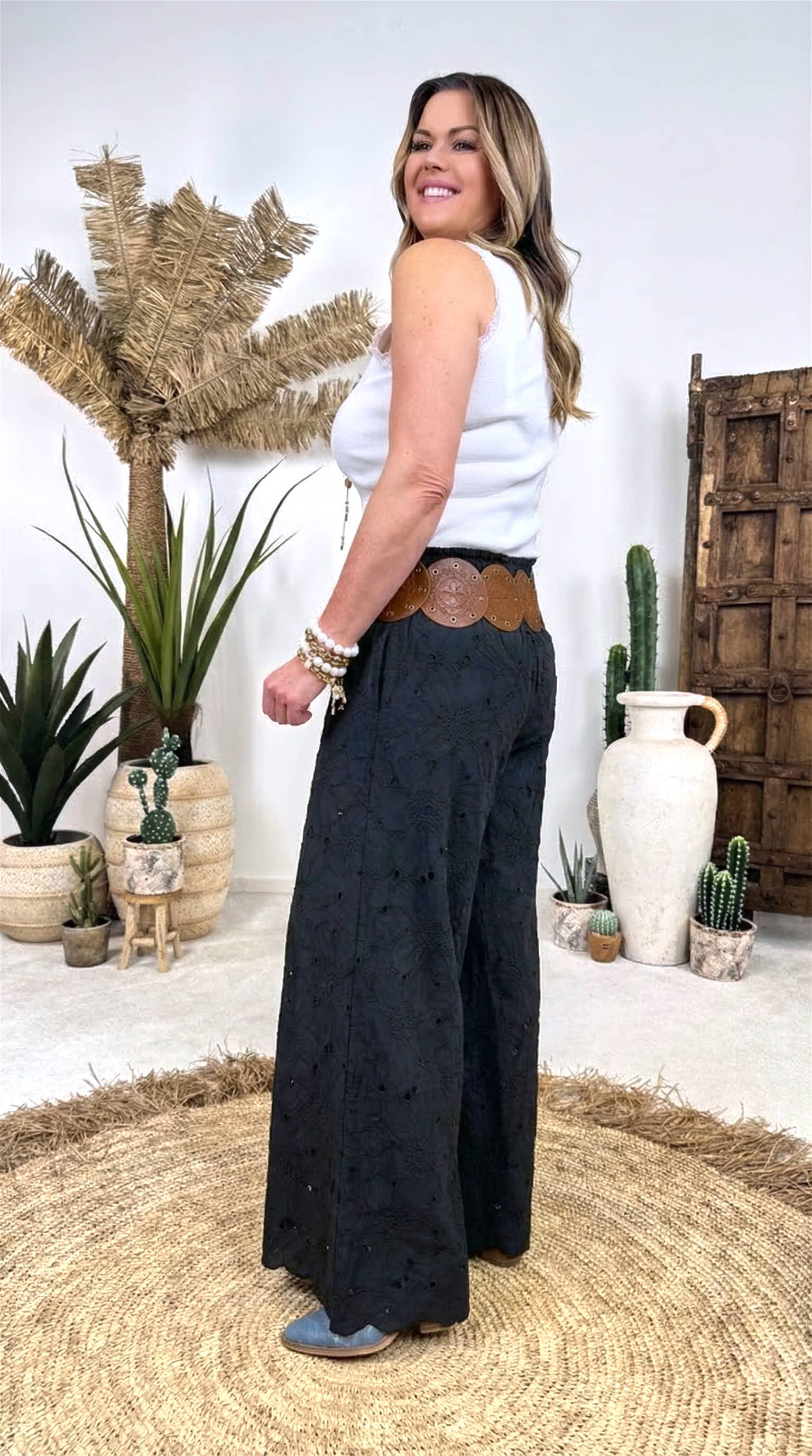 Weite Hose Indigo Blossom *Schwarz*