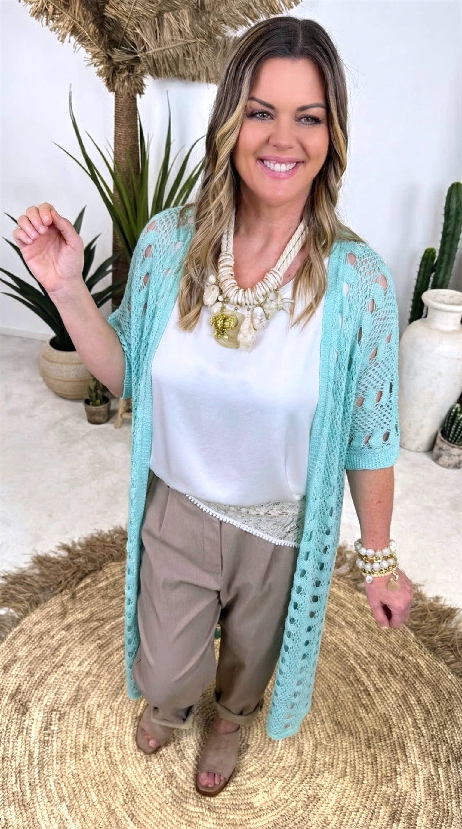 Strickjacke Sandy Spirit *Mint*