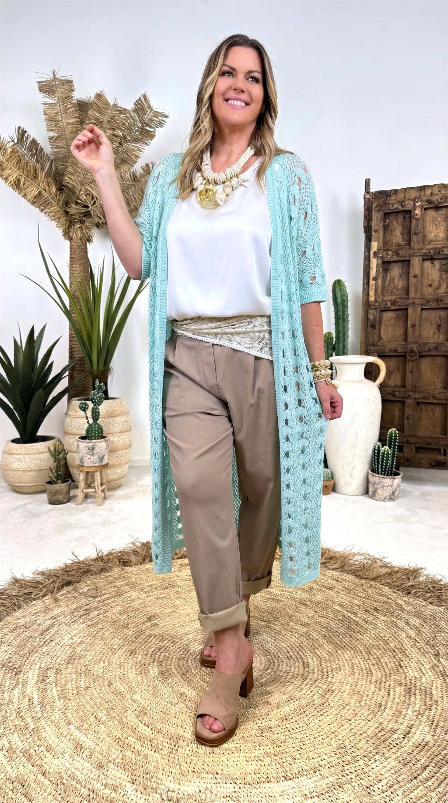 Strickjacke Sandy Spirit *Mint*