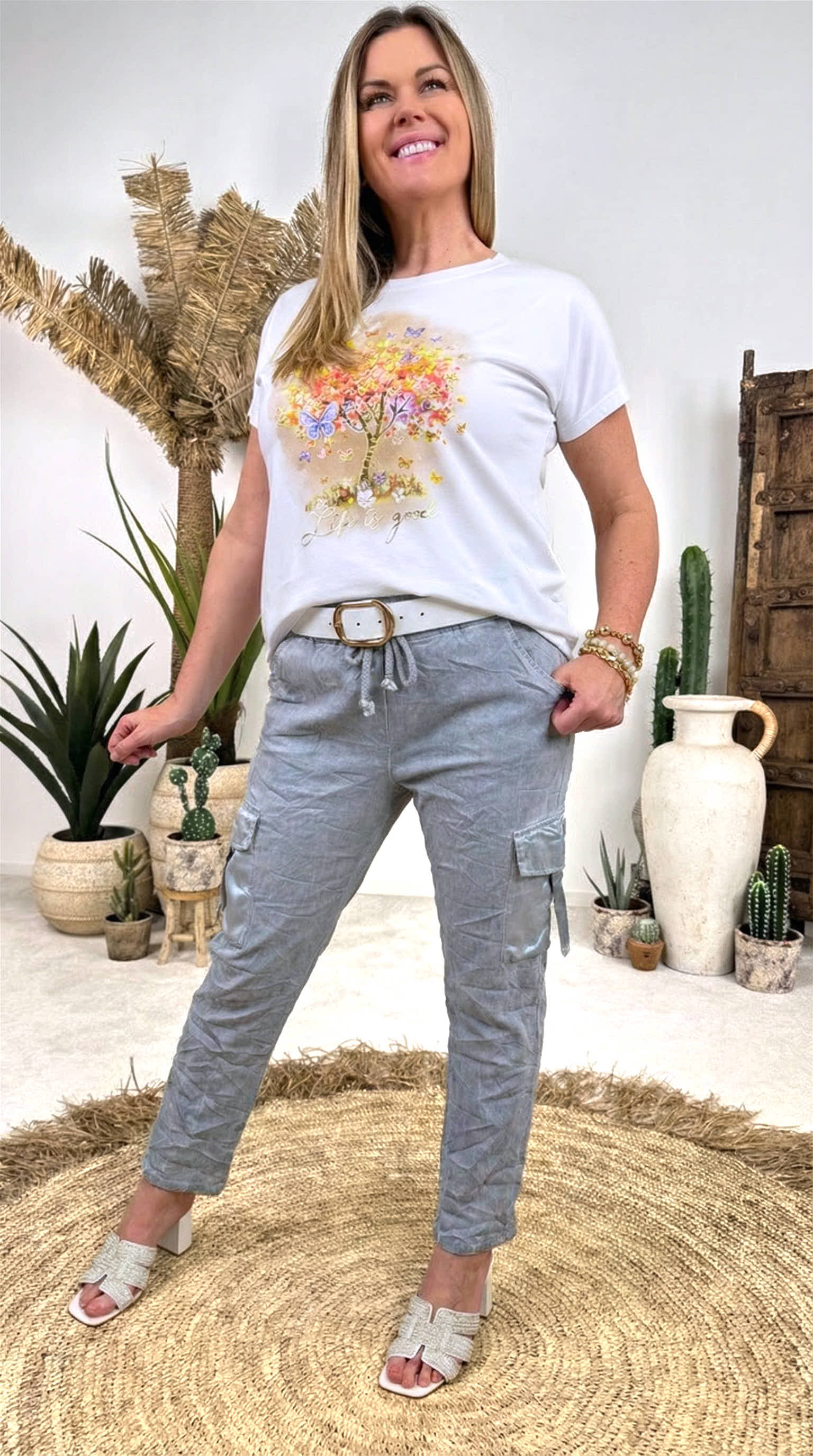 Cargo Jogpants Pretty Strong *Grau*
