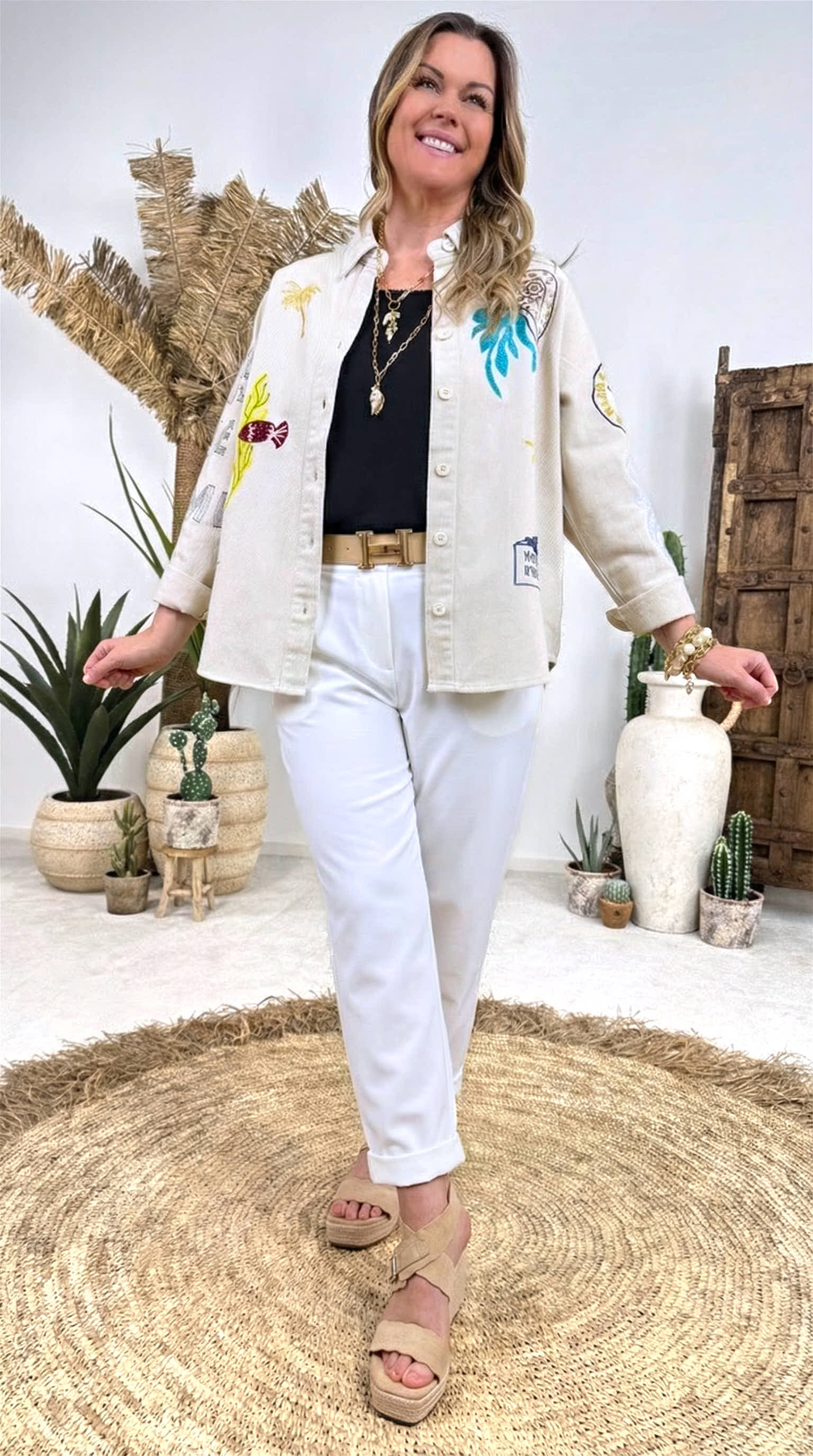 Hose Monaco Chic *Weiß*