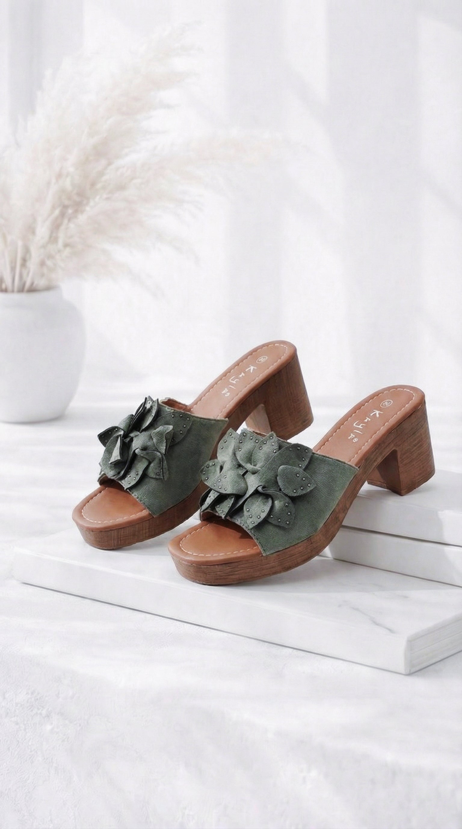 Sandale Summer Flower *Khaki*