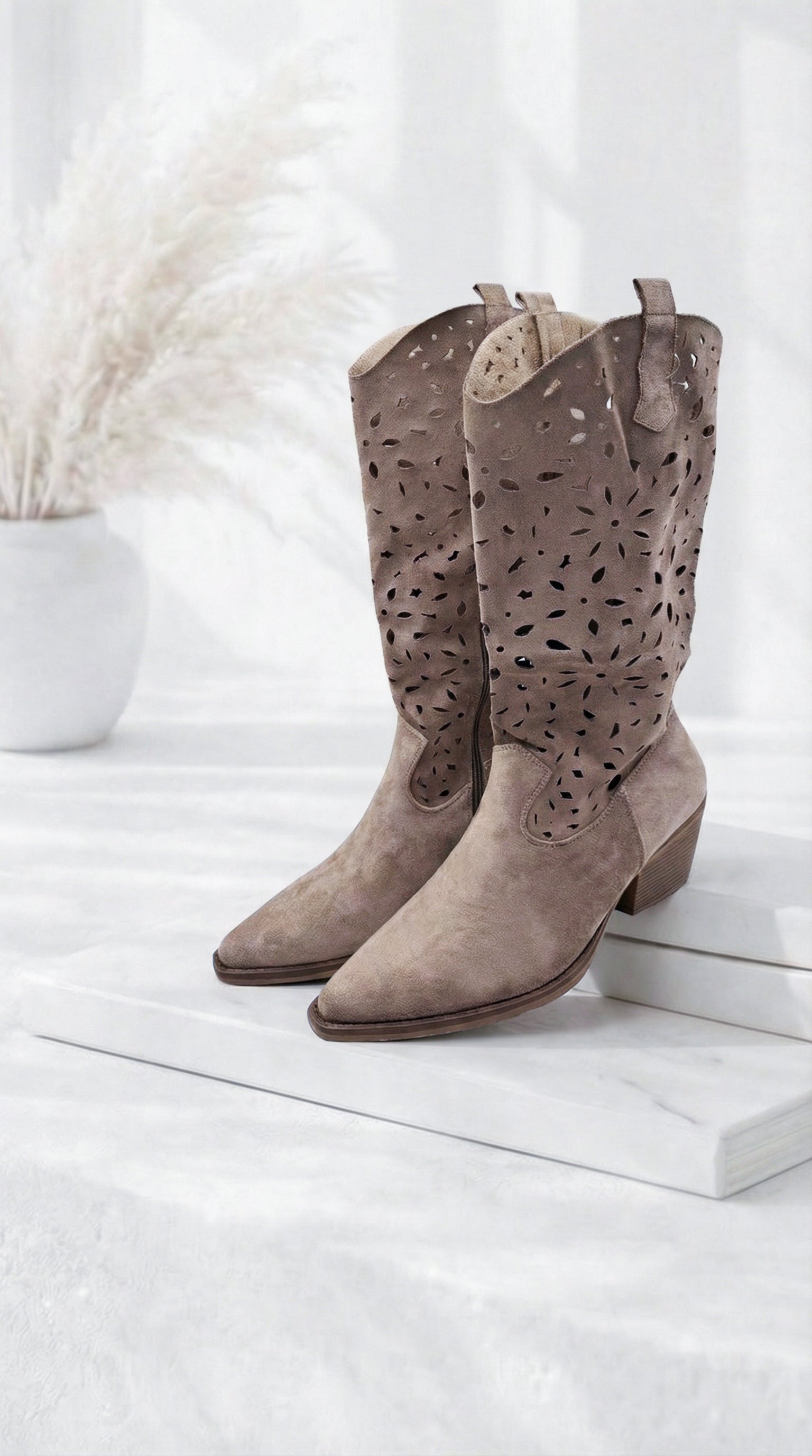 Stiefel Boho Bloom *Taupe*